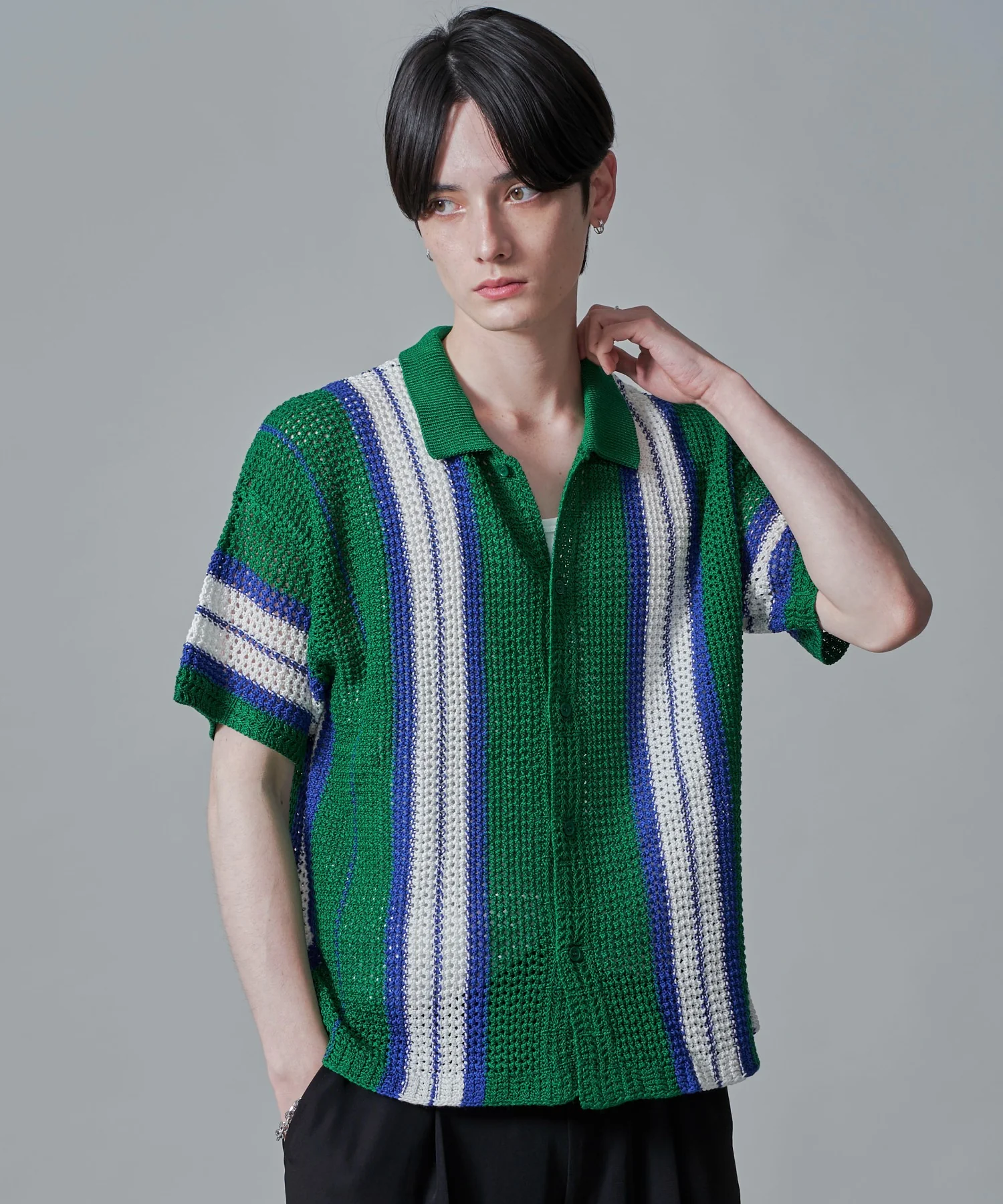 ラインニットシャツ（SS） - Image 11