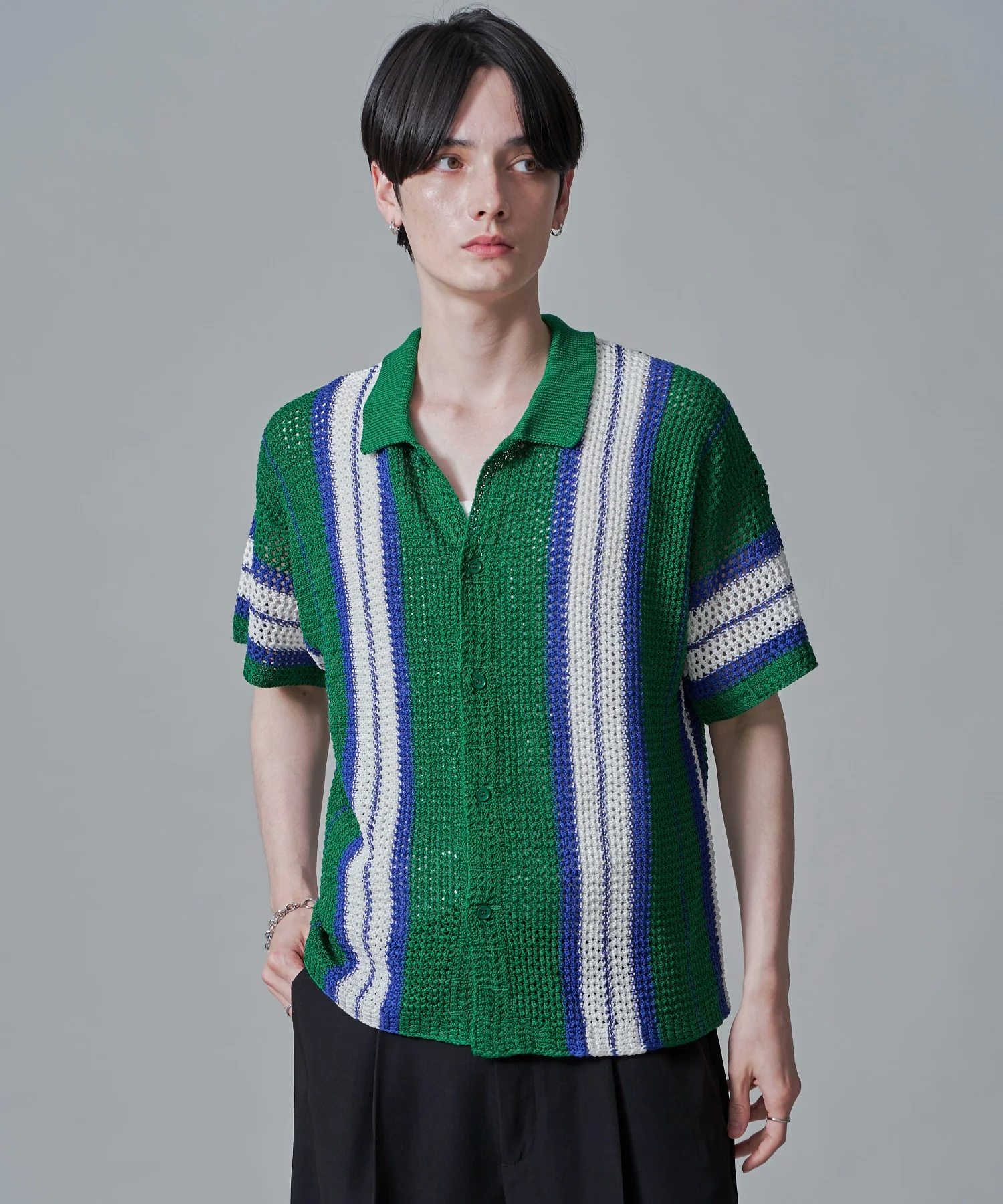 ラインニットシャツ（SS） - Image 12