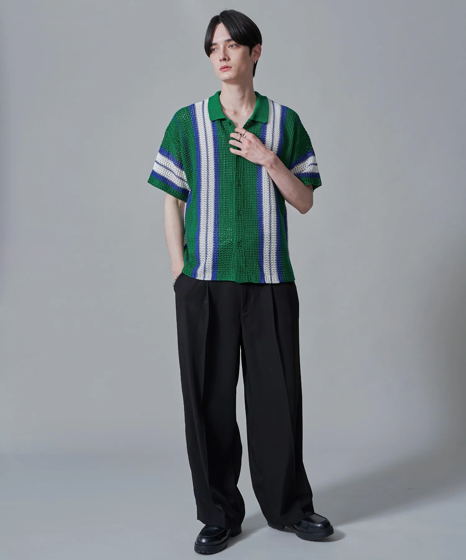 ラインニットシャツ（SS） - Image 13