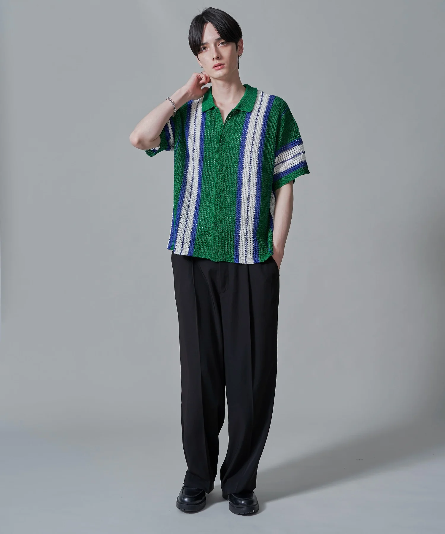 ラインニットシャツ（SS） - Image 14