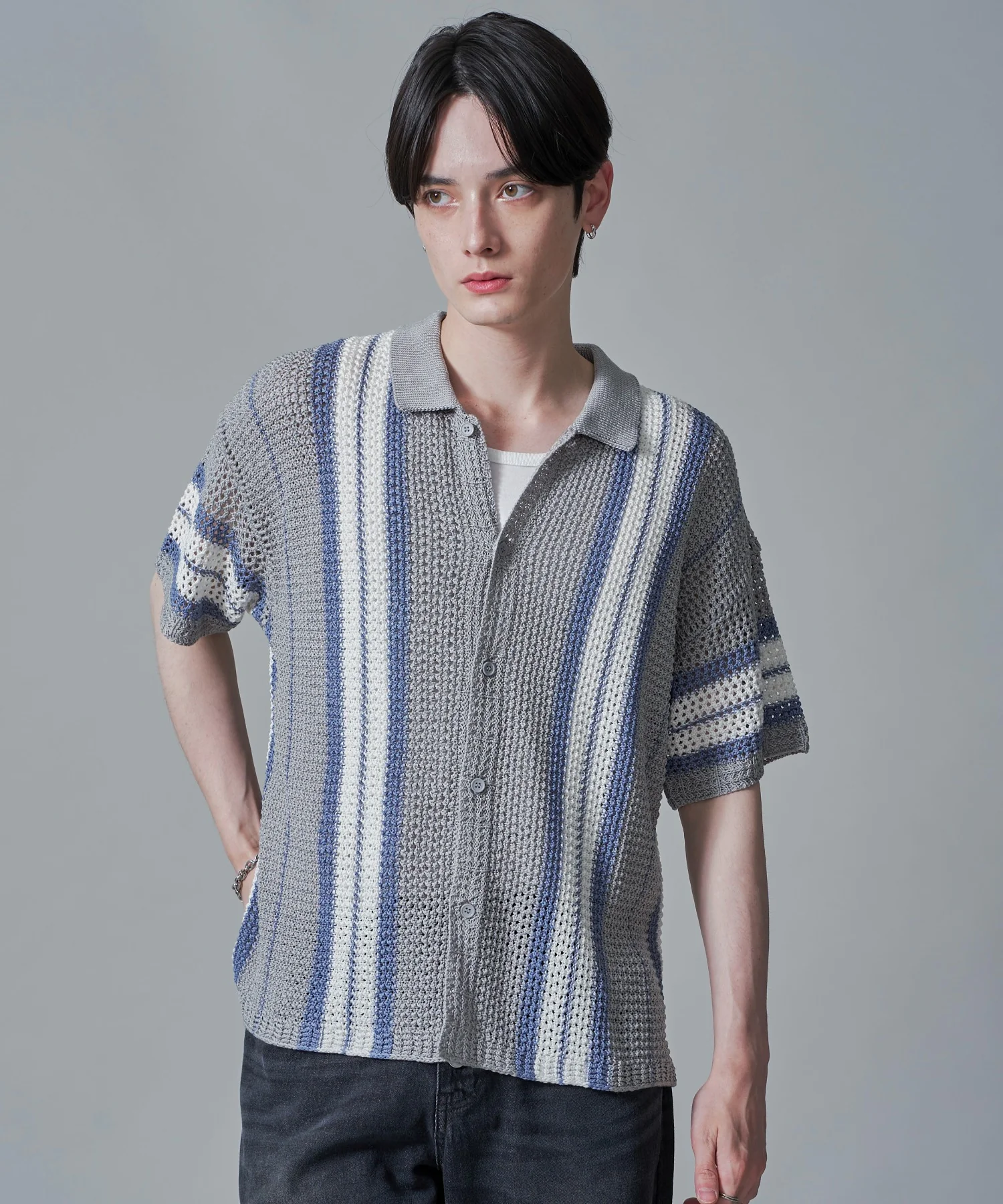 ラインニットシャツ（SS） - Image 17