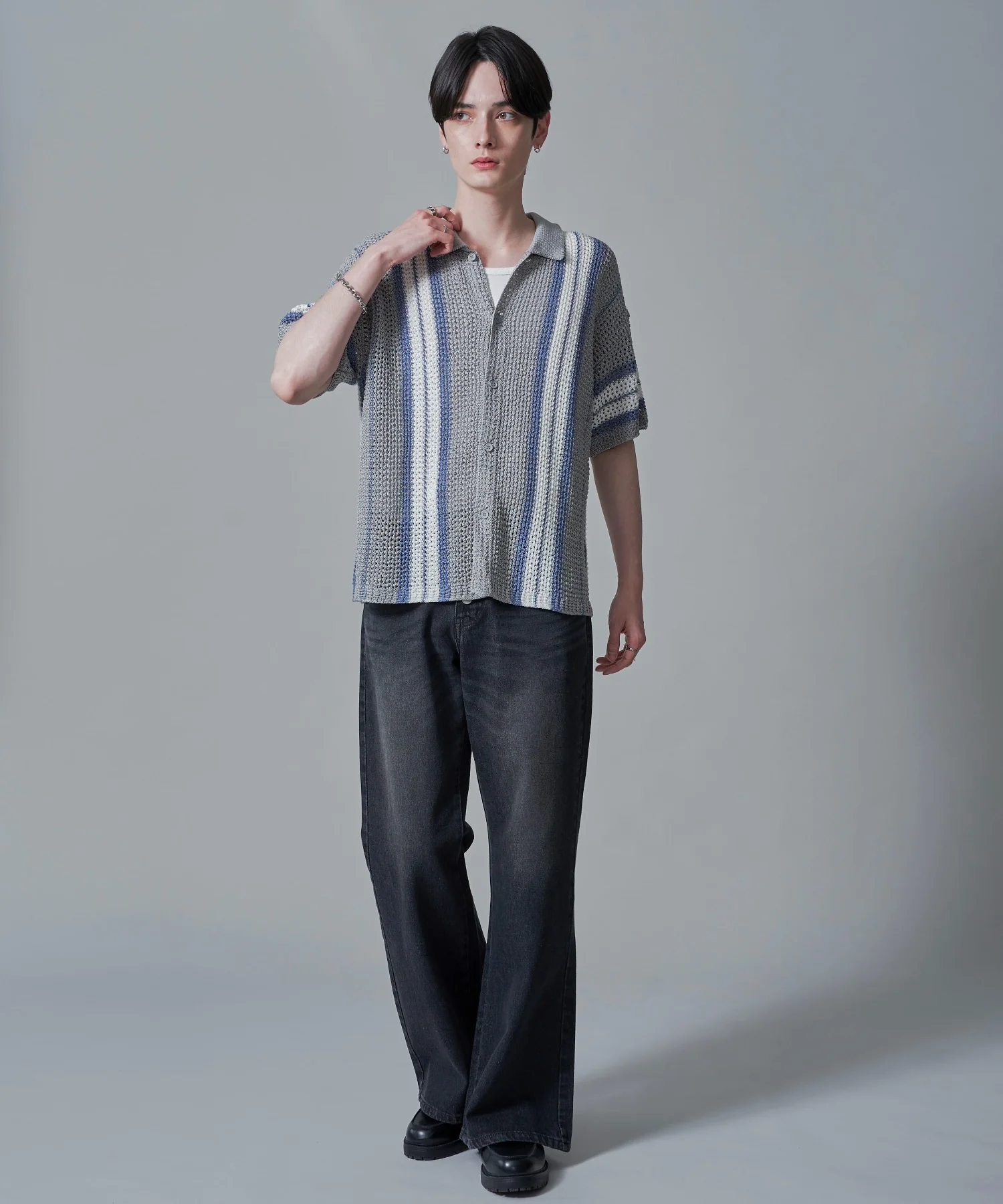 ラインニットシャツ（SS） - Image 18