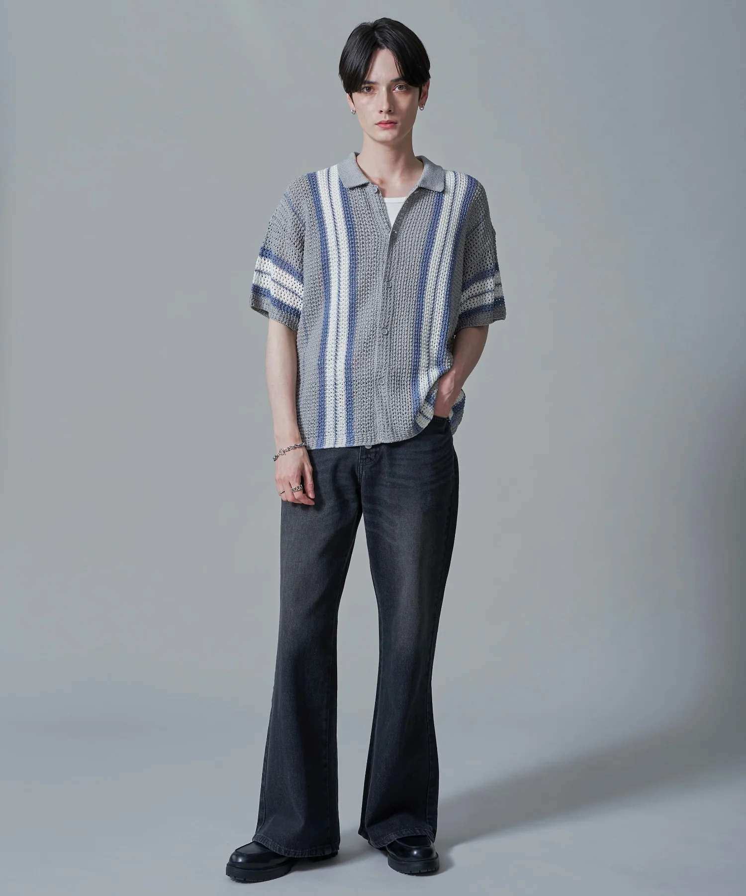 ラインニットシャツ（SS） - Image 19