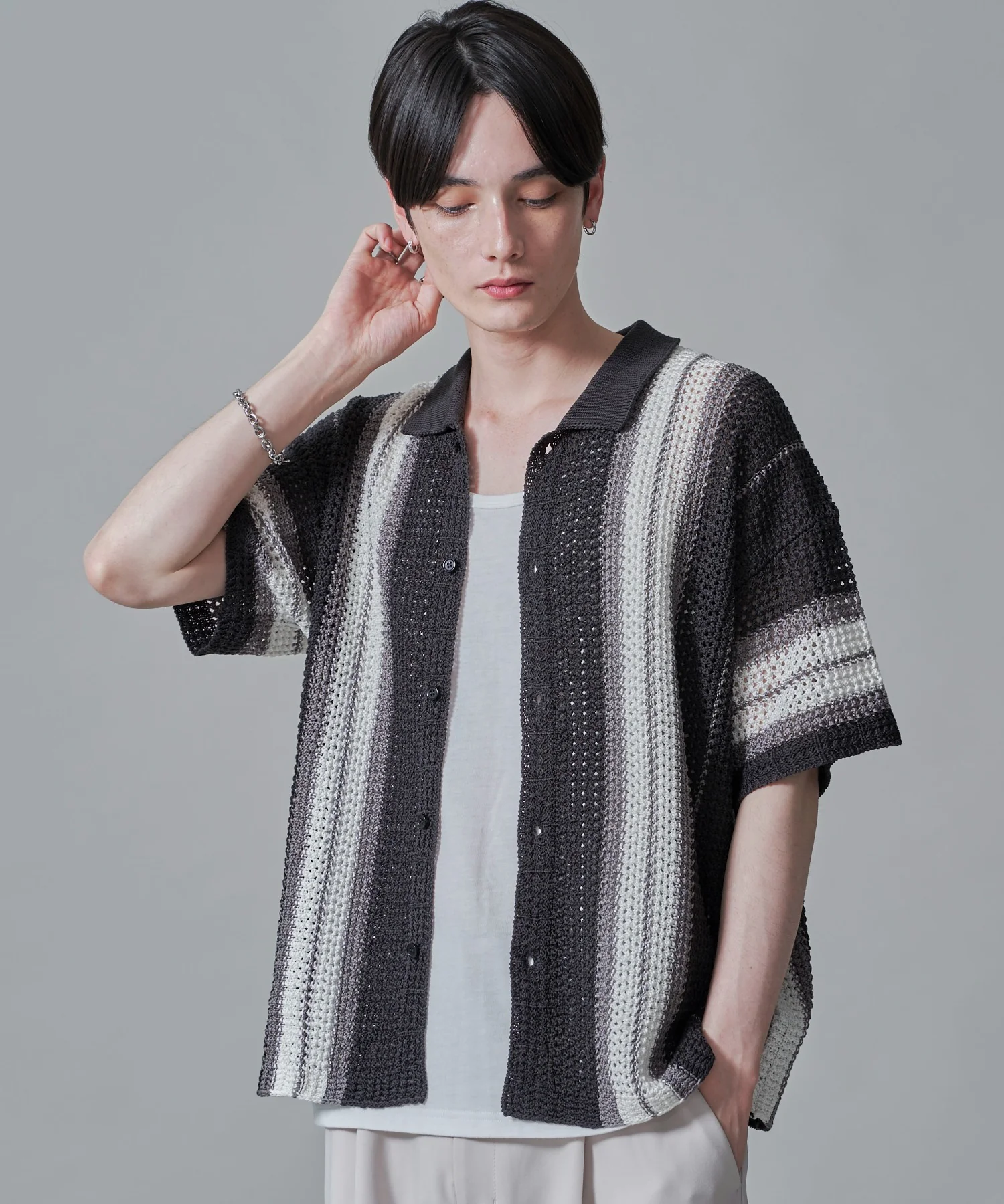 ラインニットシャツ（SS） - Image 20