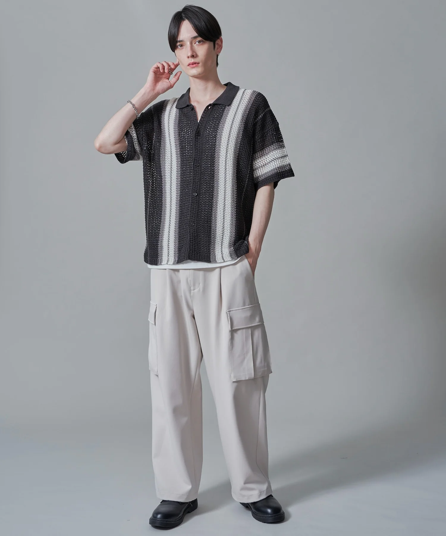 ラインニットシャツ（SS） - Image 24