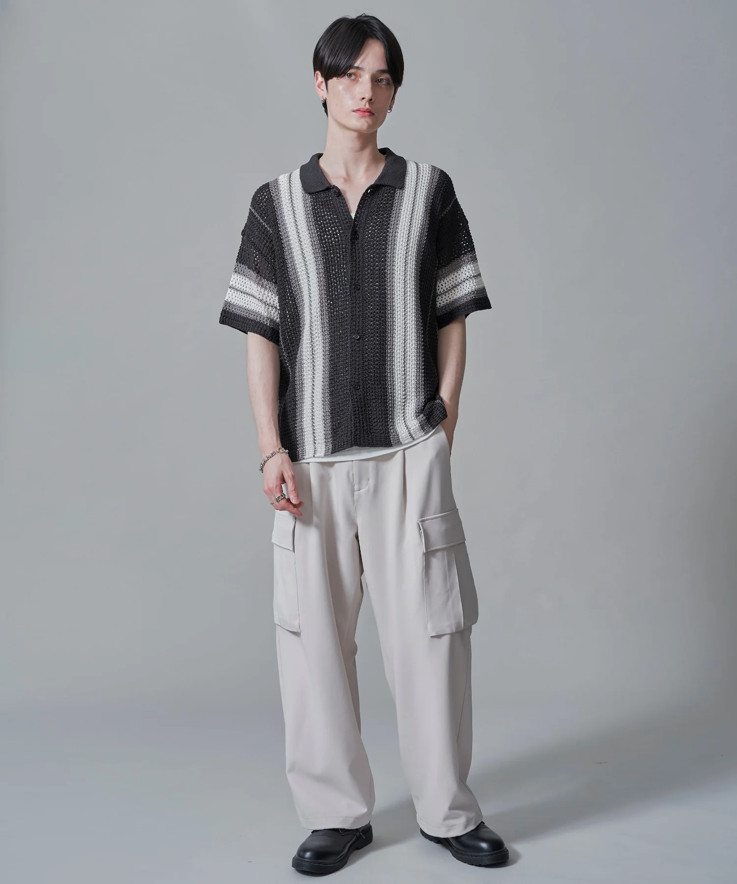 ラインニットシャツ（SS） - Image 6