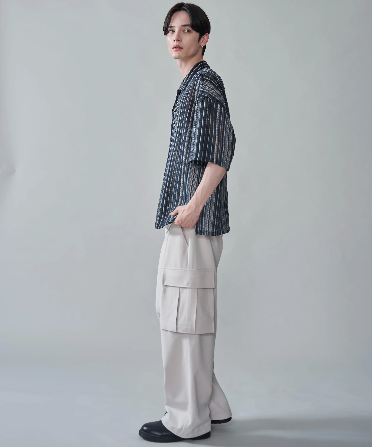 ストライプメッシュBIGシャツ（SS） - Image 29