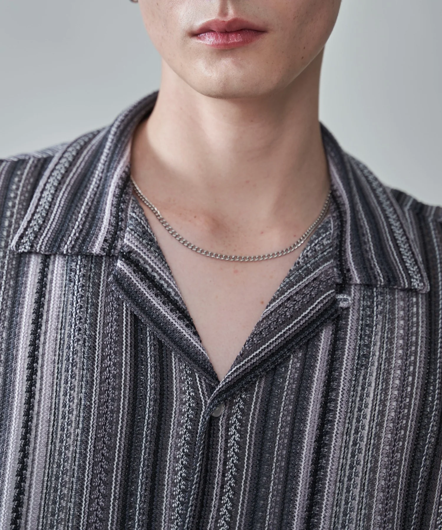 ストライプメッシュBIGシャツ（SS） - Image 7