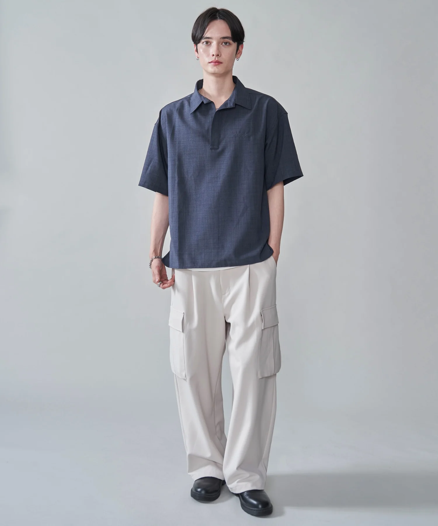 リネンライクスキッパーシャツ(SS) - Image 4