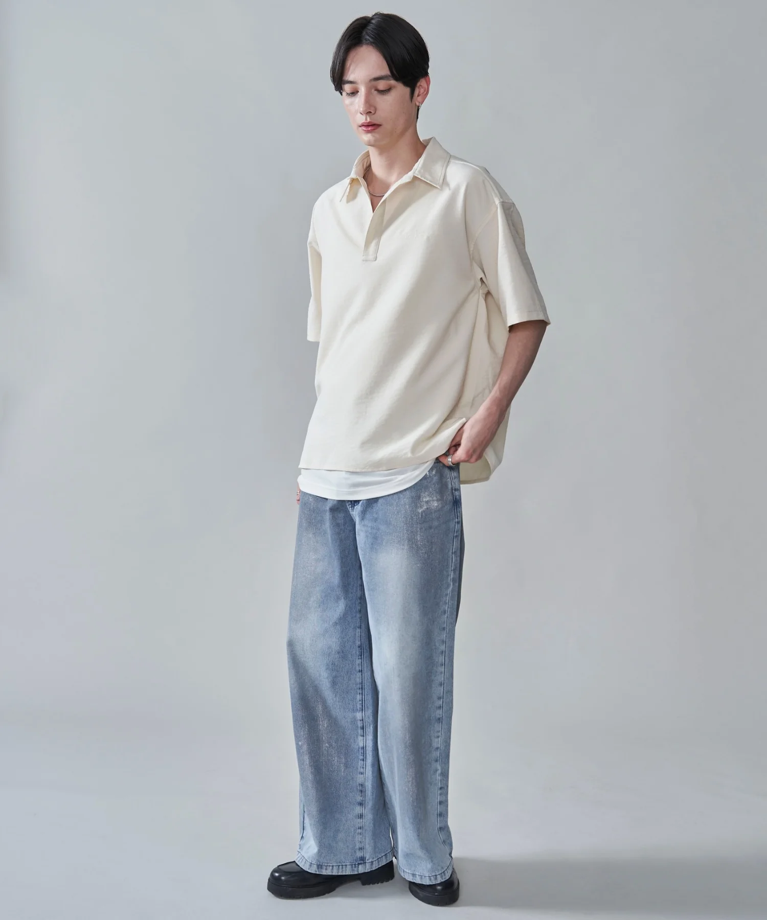 リネンライクスキッパーシャツ(SS) - Image 9