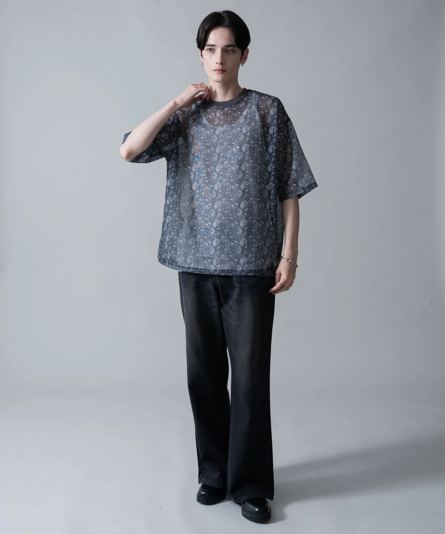 メッシュパターンアンサンブルPOシャツ（SS） - Image 11