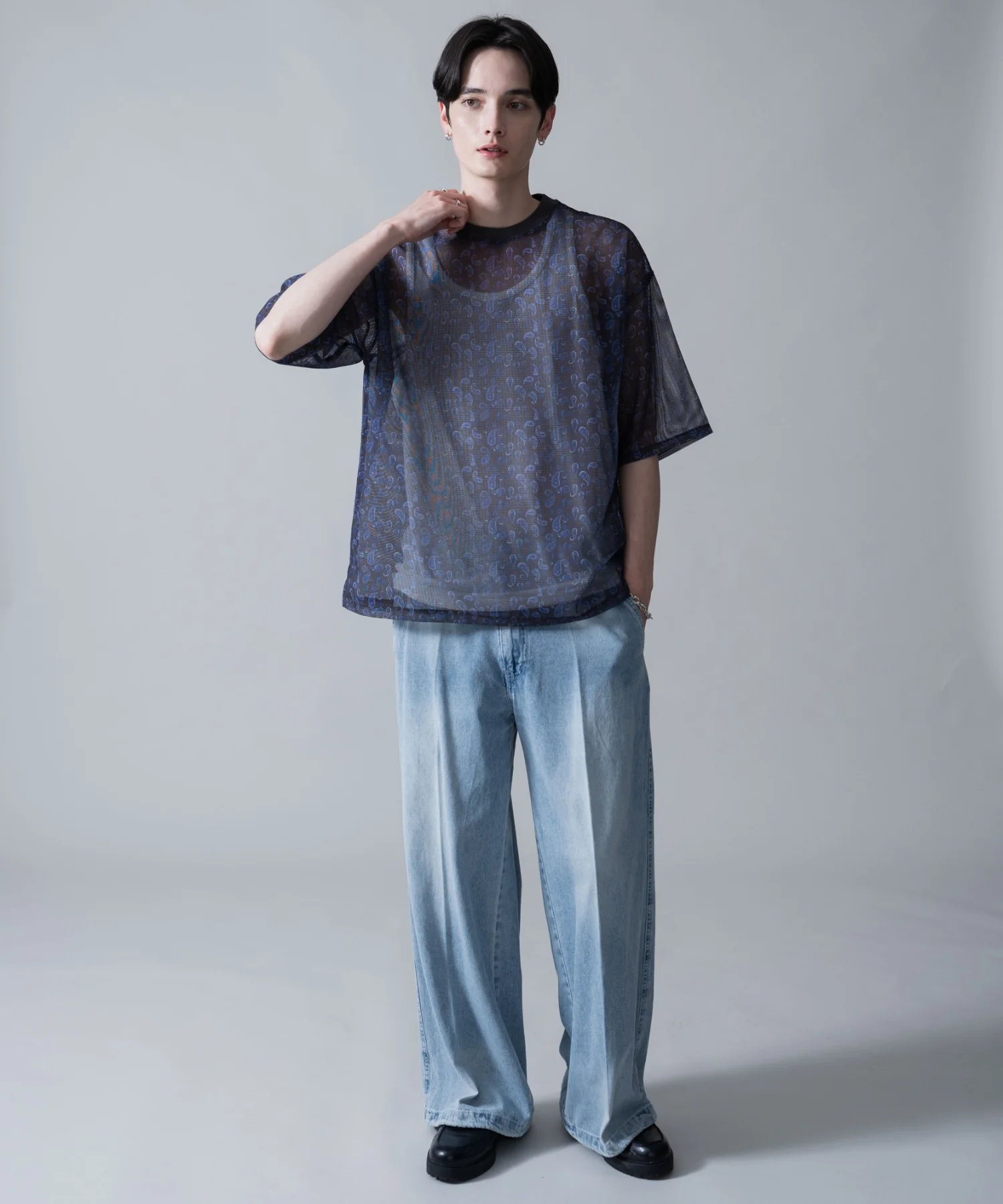 メッシュパターンアンサンブルPOシャツ（SS） - Image 17