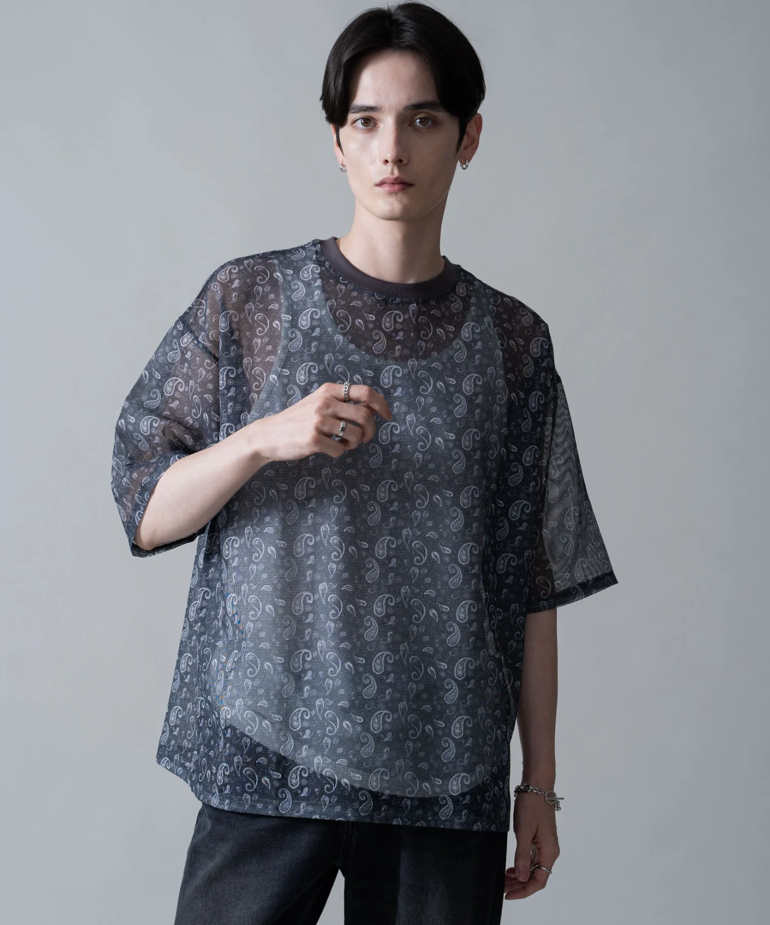 メッシュパターンアンサンブルPOシャツ（SS） - Image 9
