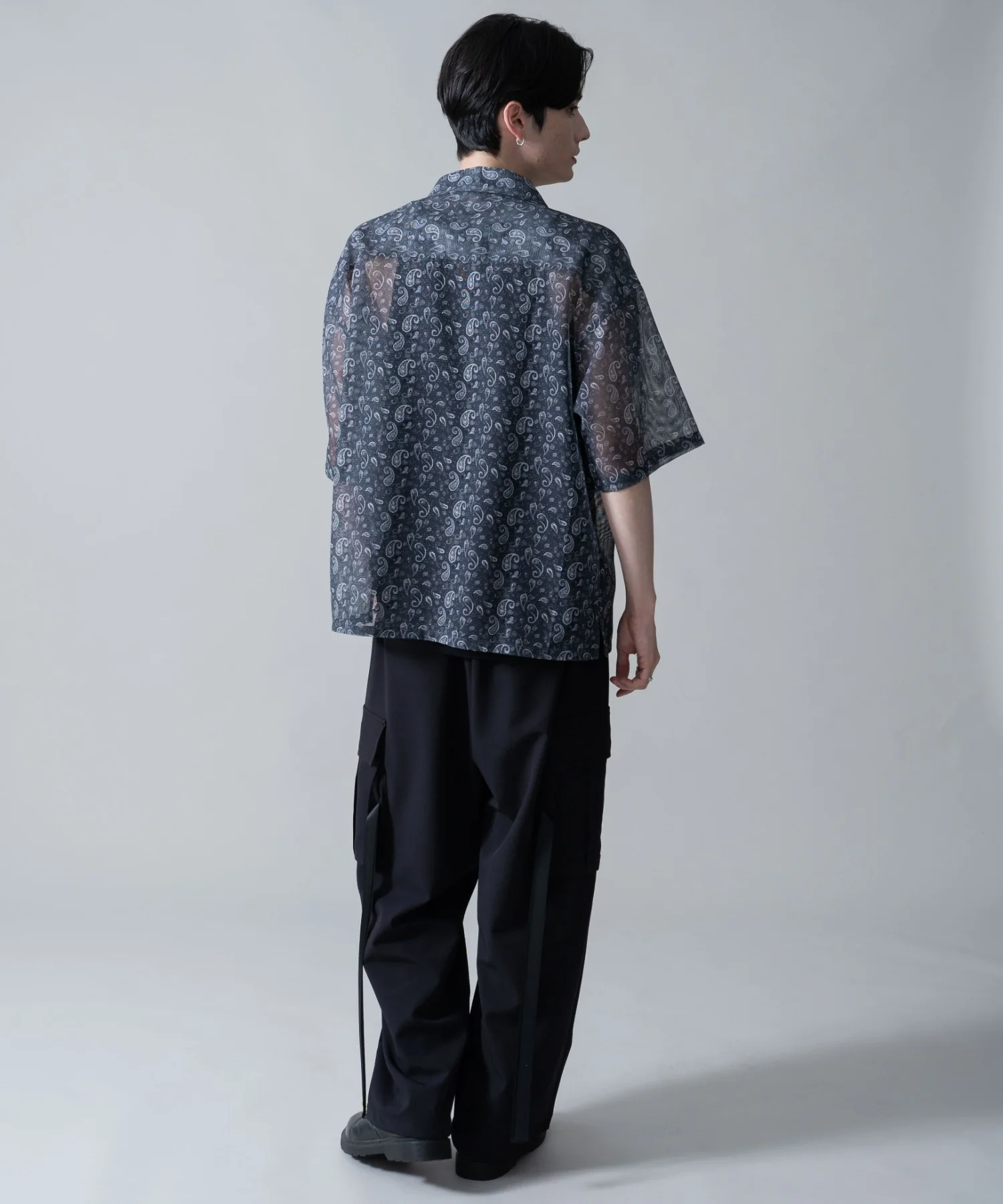 メッシュパターンオープンカラーシャツ（SS） - Image 17