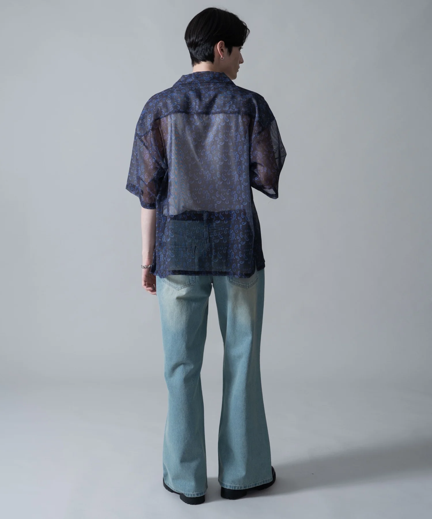 メッシュパターンオープンカラーシャツ（SS） - Image 25
