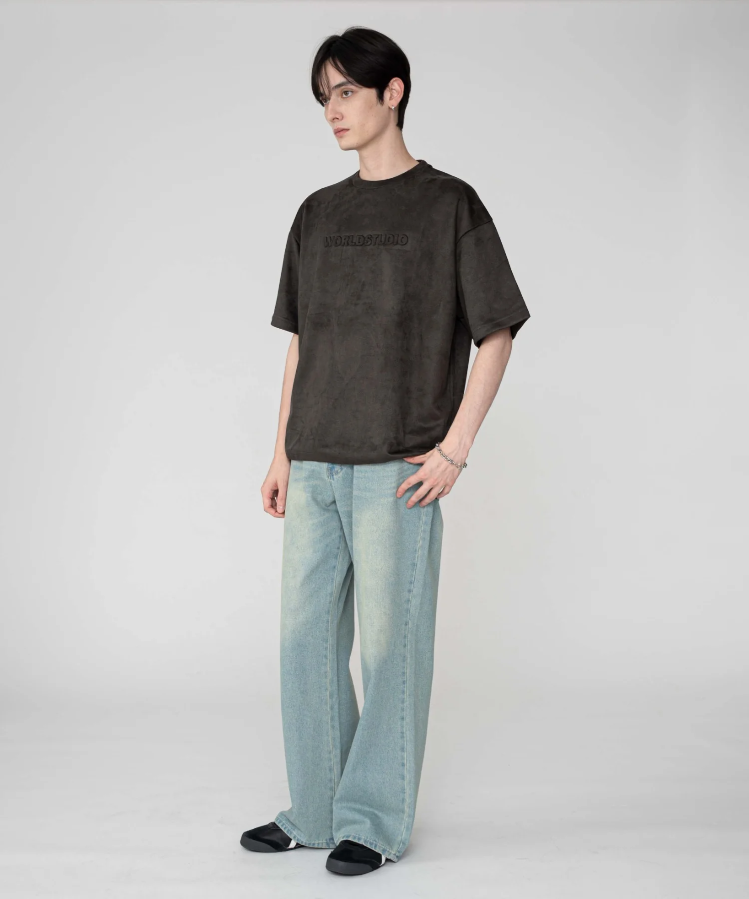 フェイクスウェードエンボスロゴT（SS） - Image 17