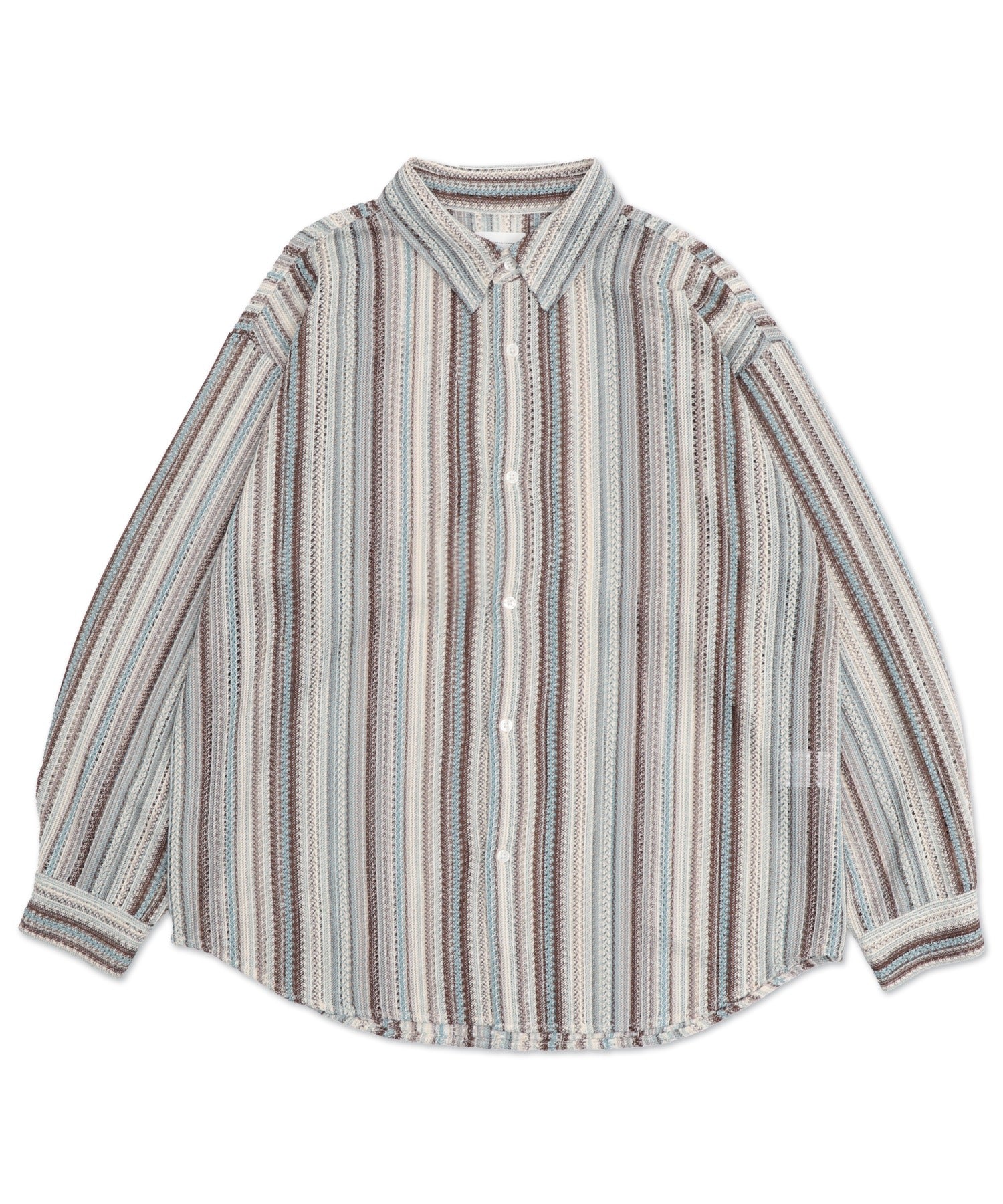ストライプメッシュBIGシャツ（LS） - Image 26