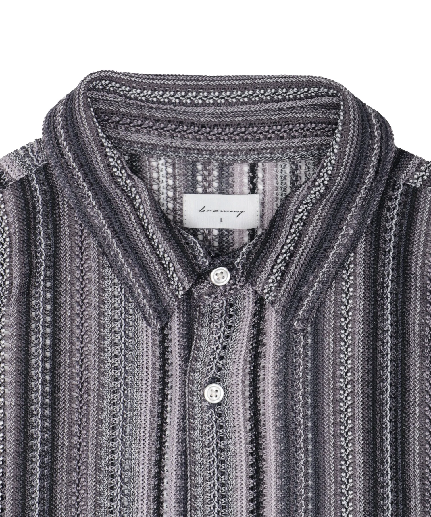 ストライプメッシュBIGシャツ（LS） - Image 30