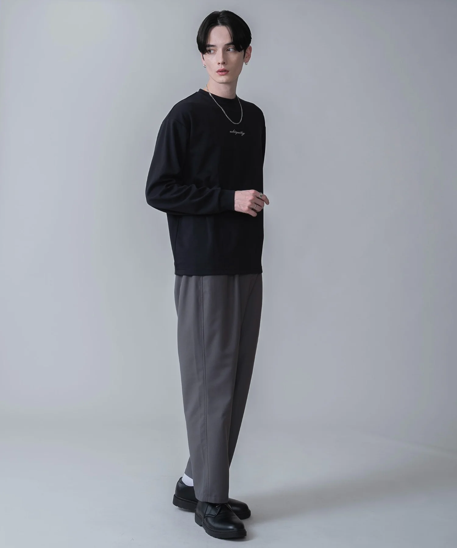 TRベルト付きスラックス - Image 12