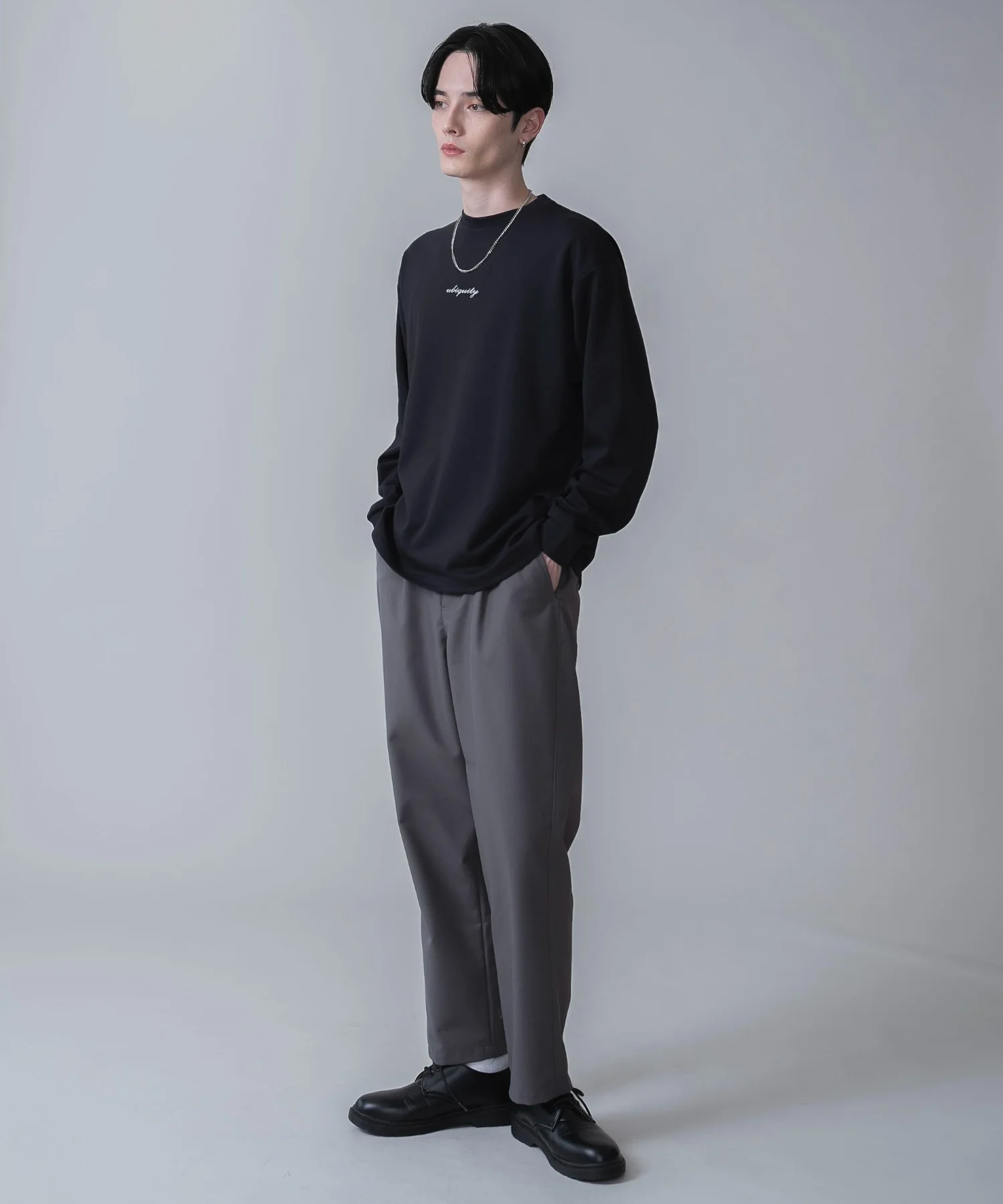 TRベルト付きスラックス - Image 3