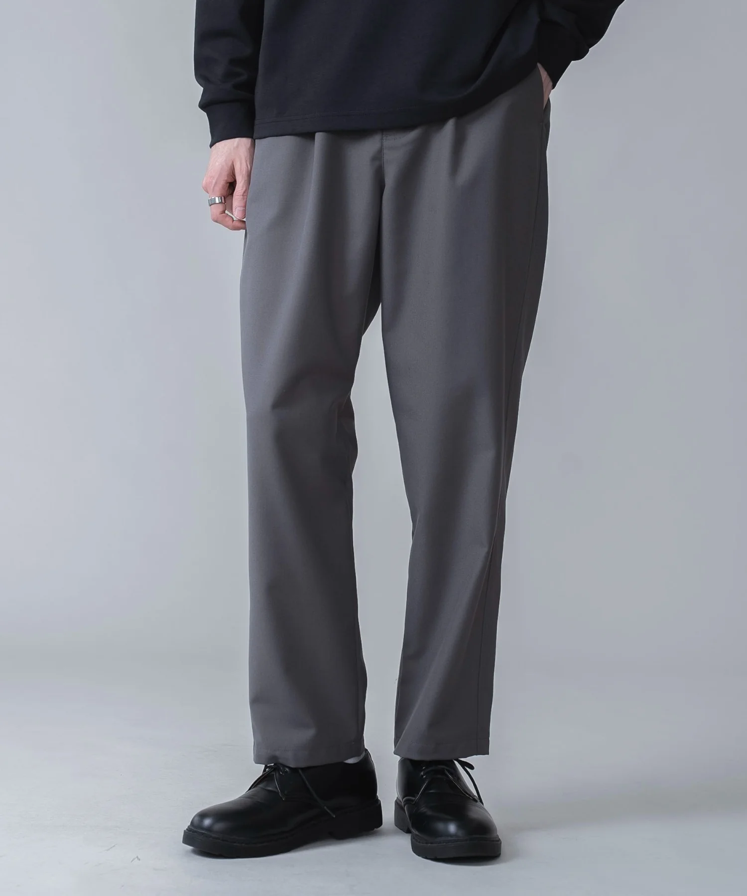 TRベルト付きスラックス - Image 9