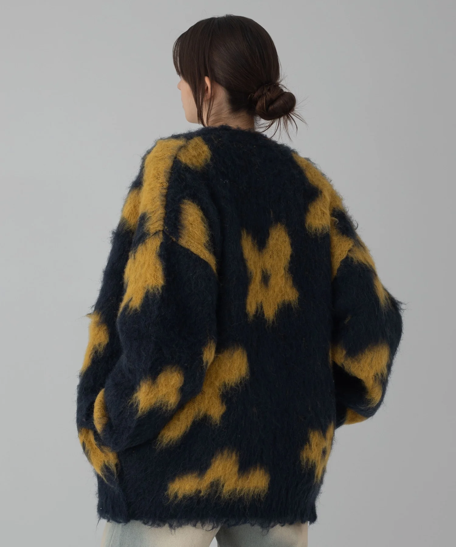 モヘアタッチパターンカーディガン - Image 29