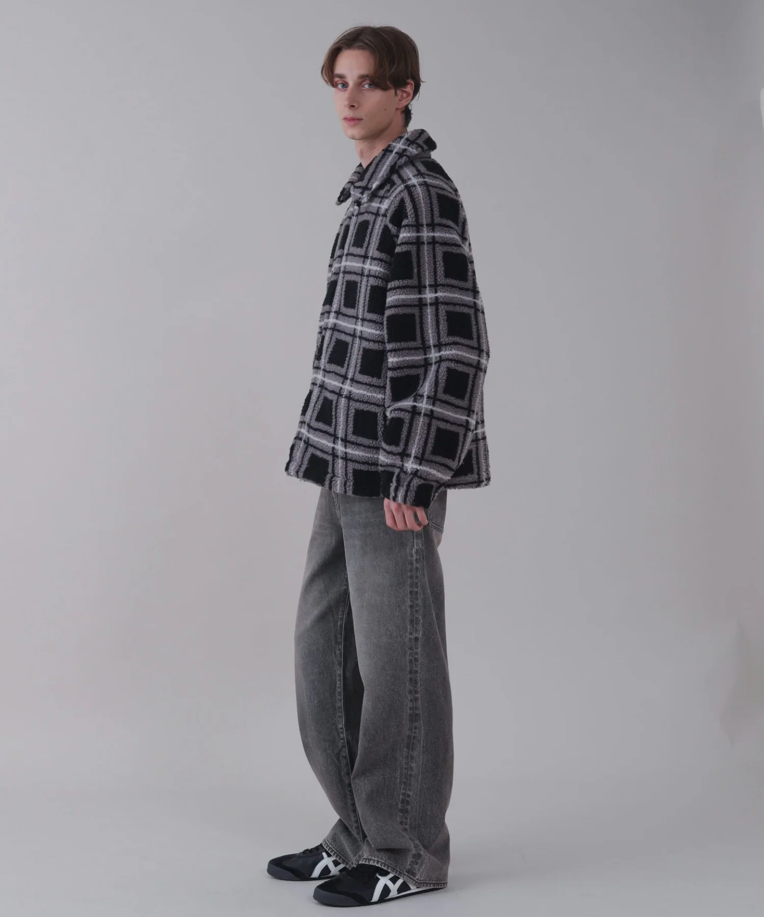 ボアチェックブルゾン - Image 18