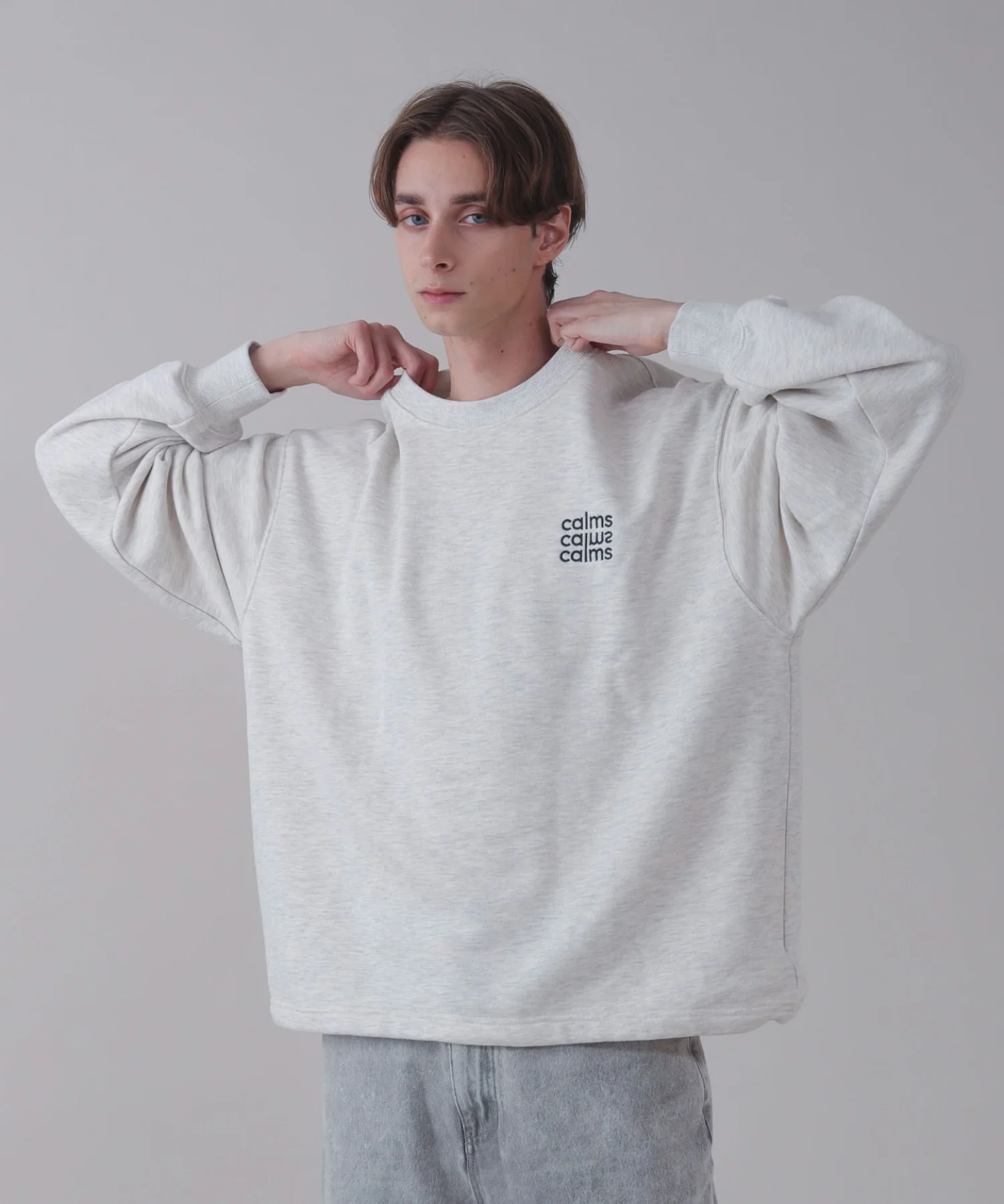 ショートドロストワンポイント刺繍プルオーバー - Image 21