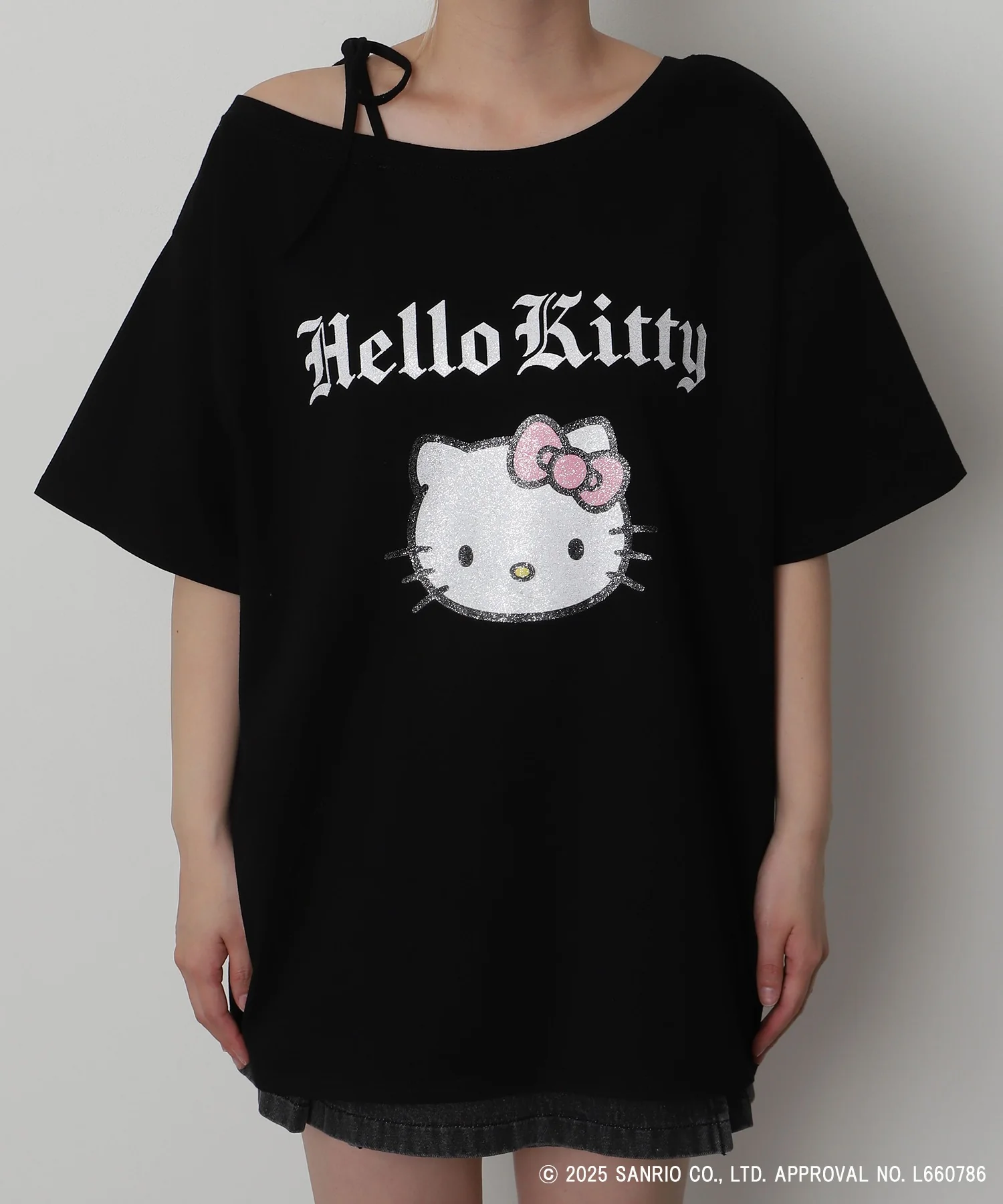 HELLOKITTYコラボオフショルビッグT - Image 6