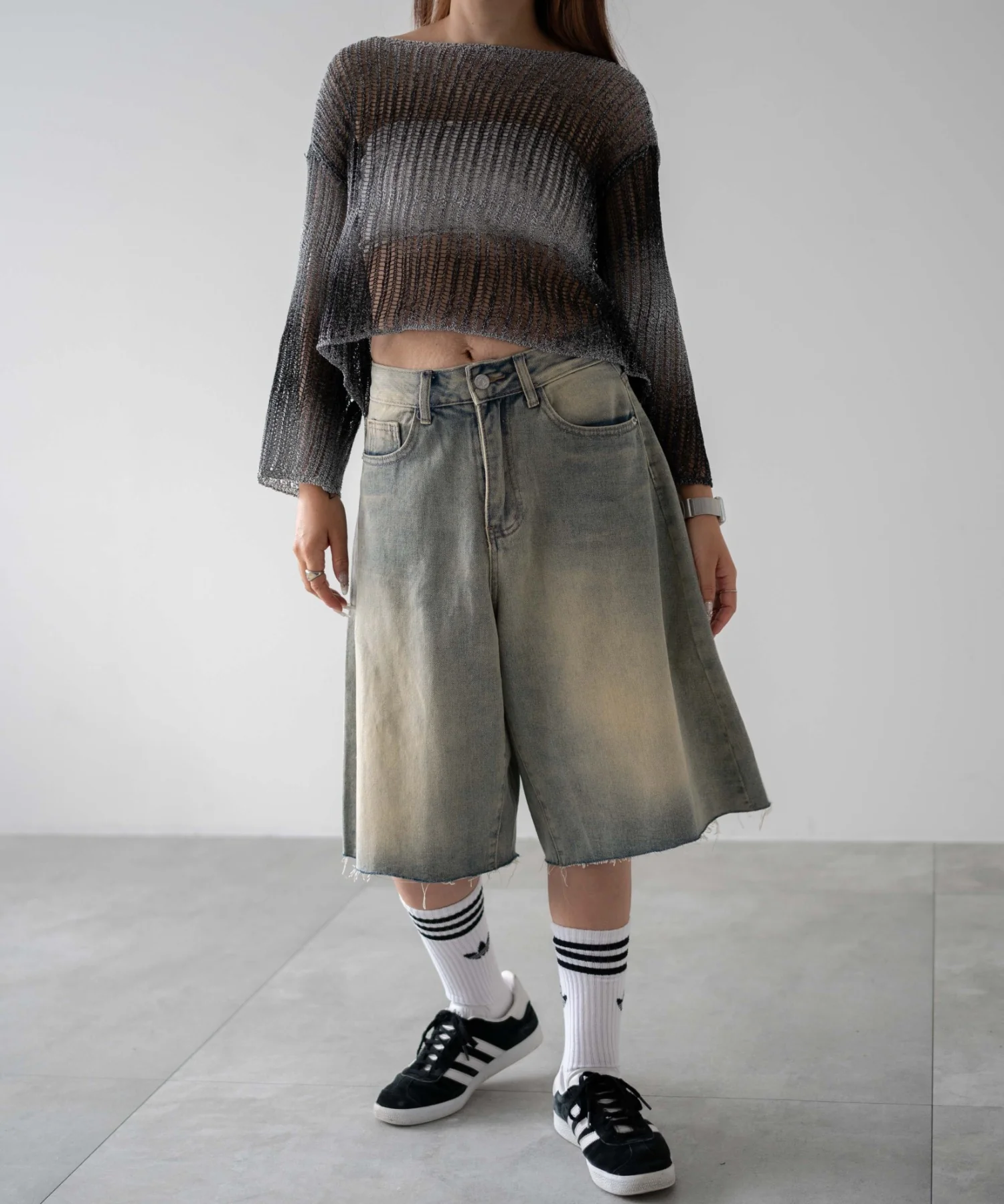 グラデーションニットプルオーバー - Image 11