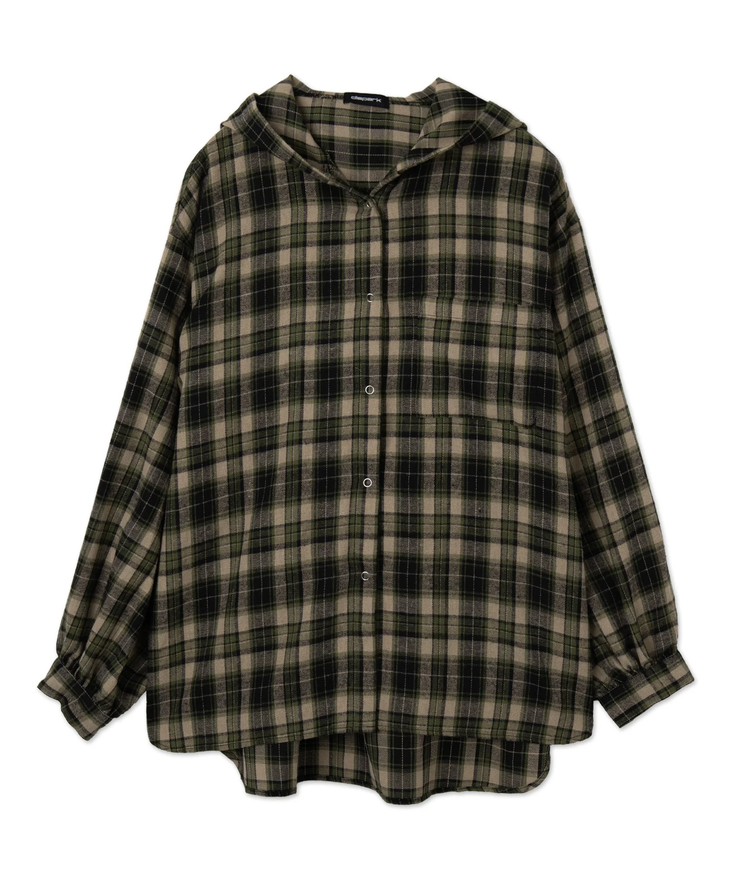 キャップフーディーチェックシャツ - Image 13