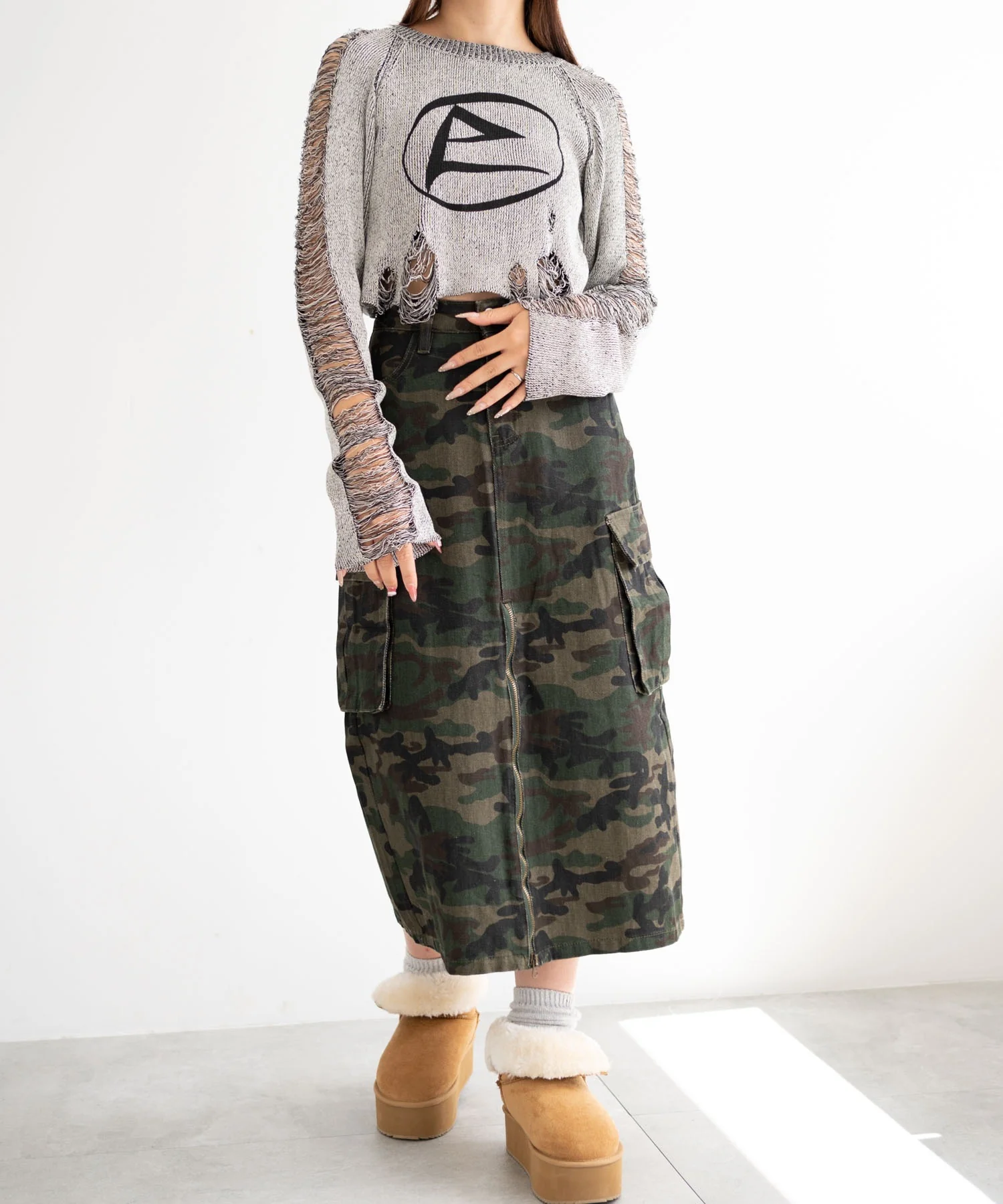 フリンジクロップドニット - Image 4