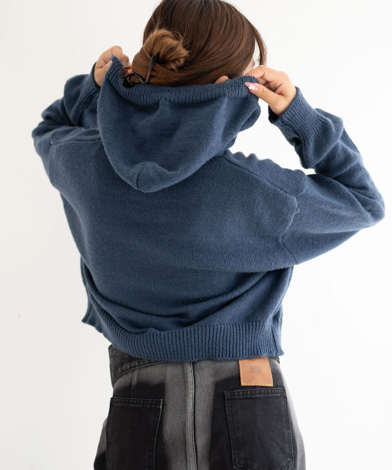 スターニットカーブヘムZIPパーカー - Image 11