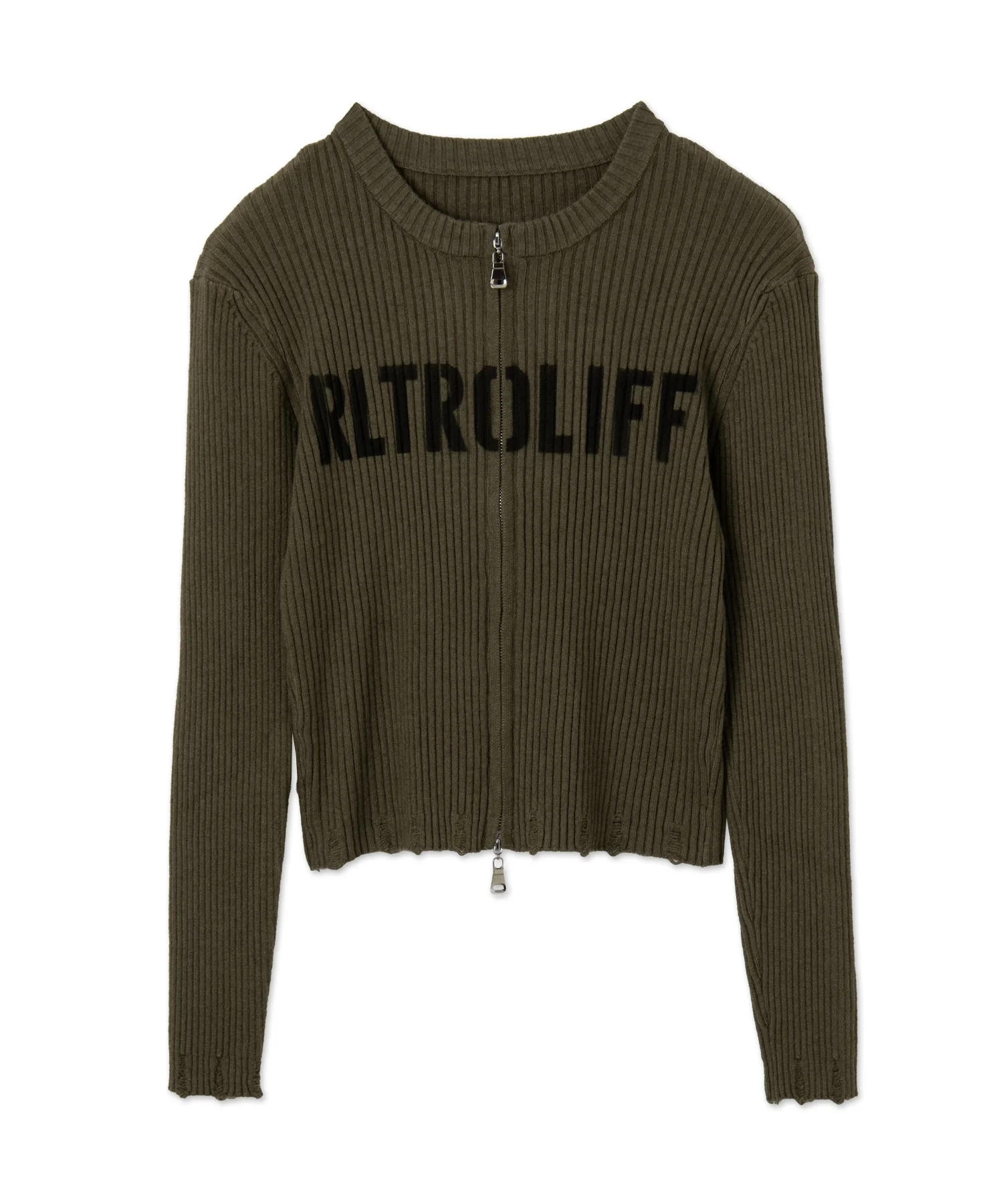 シンプルロゴWZIPニット - Image 11