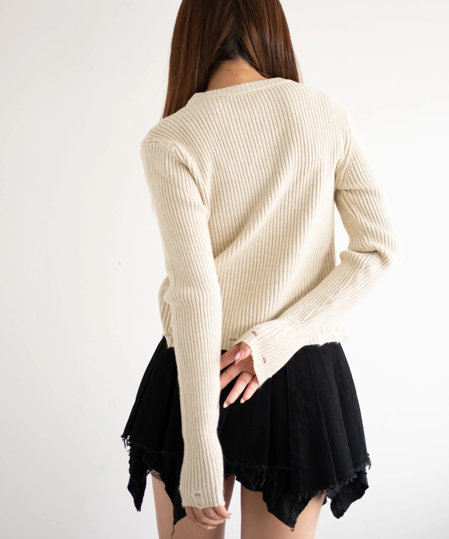 シンプルロゴWZIPニット - Image 6