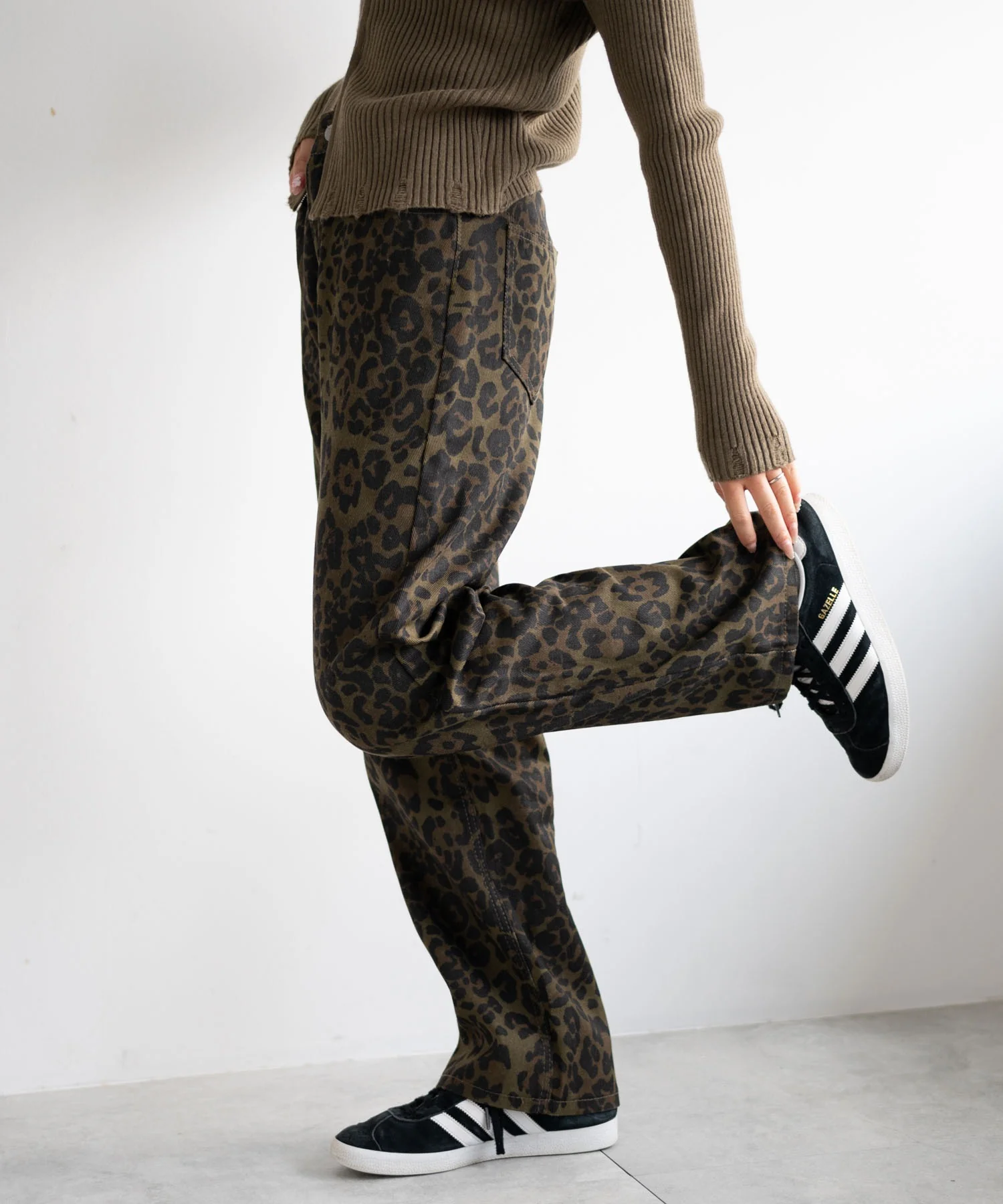 レオパードストレートパンツ - Image 4