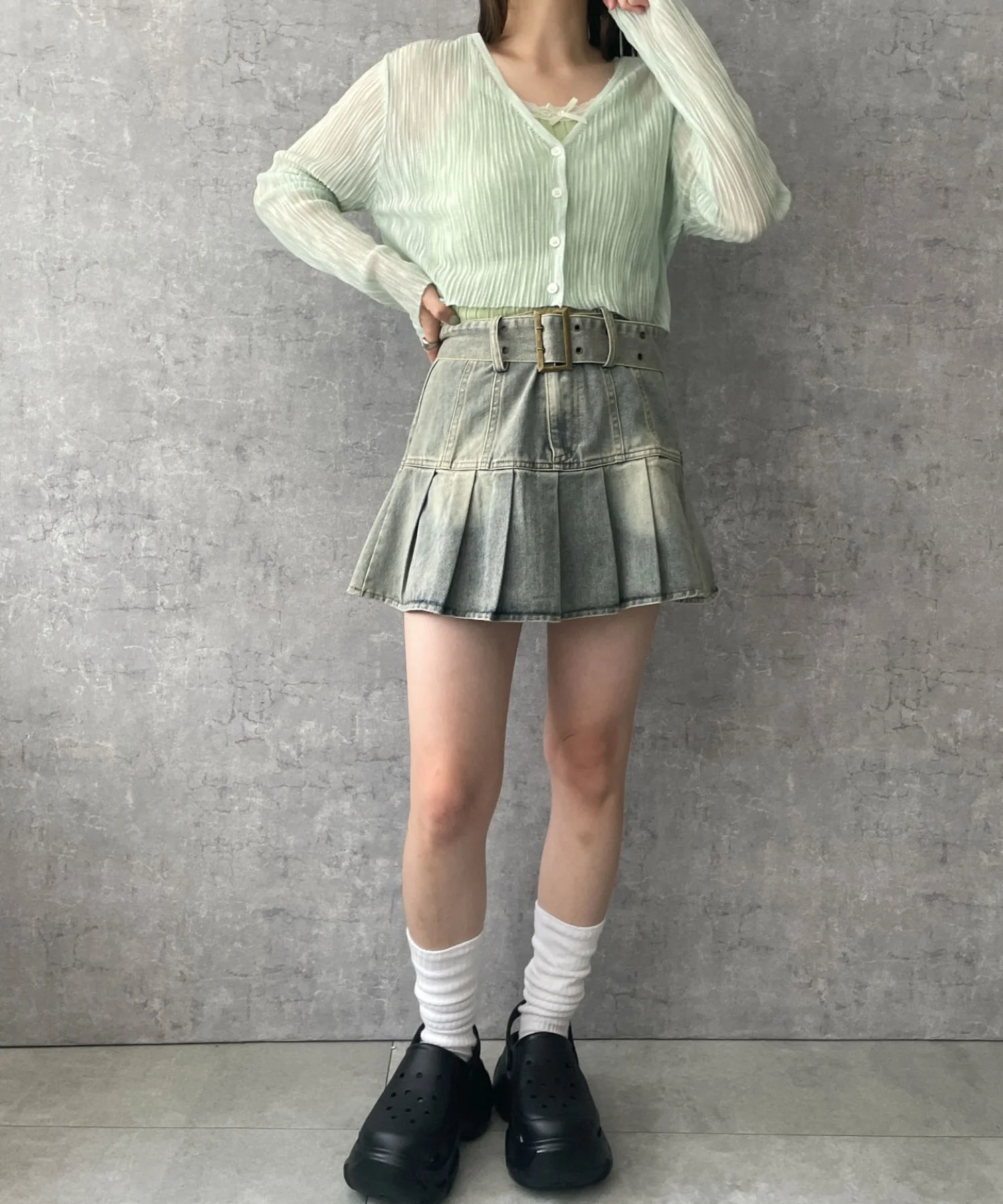 キャミ付きシアーカーデイガン - Image 9