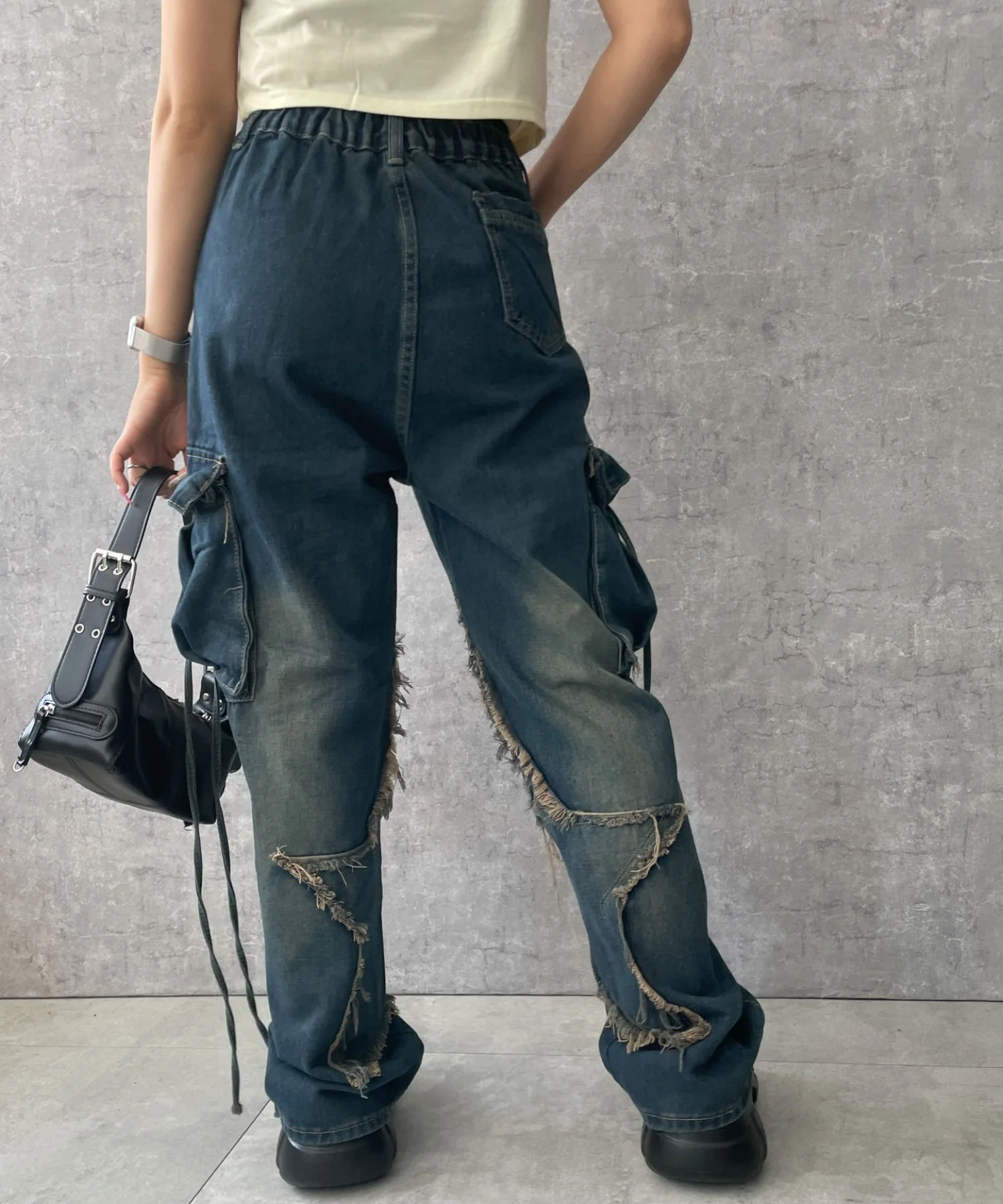 スターポケットデニムパンツ - Image 6