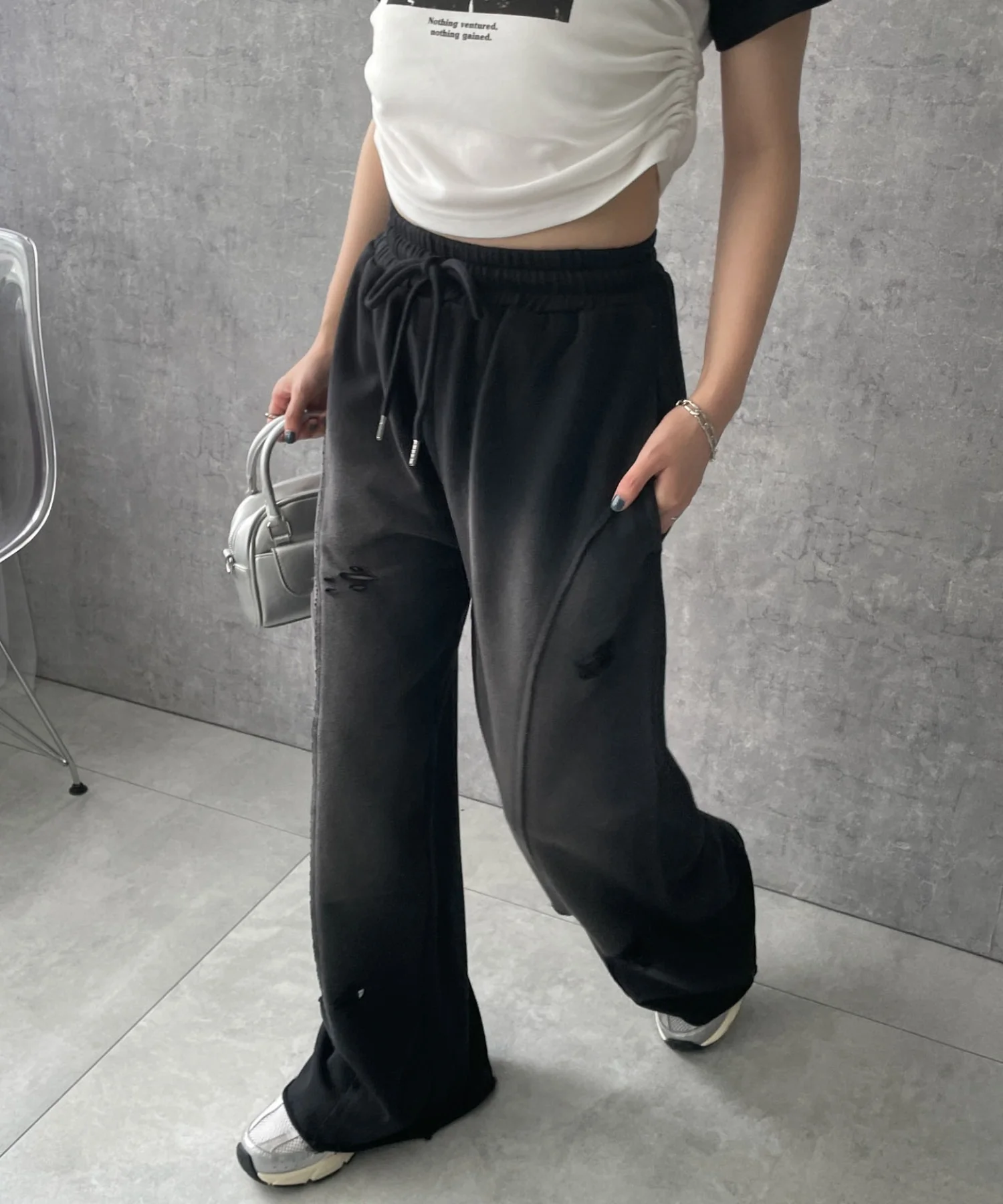 ヴィンテージウォッシュスウェットワイドパンツ - Image 22