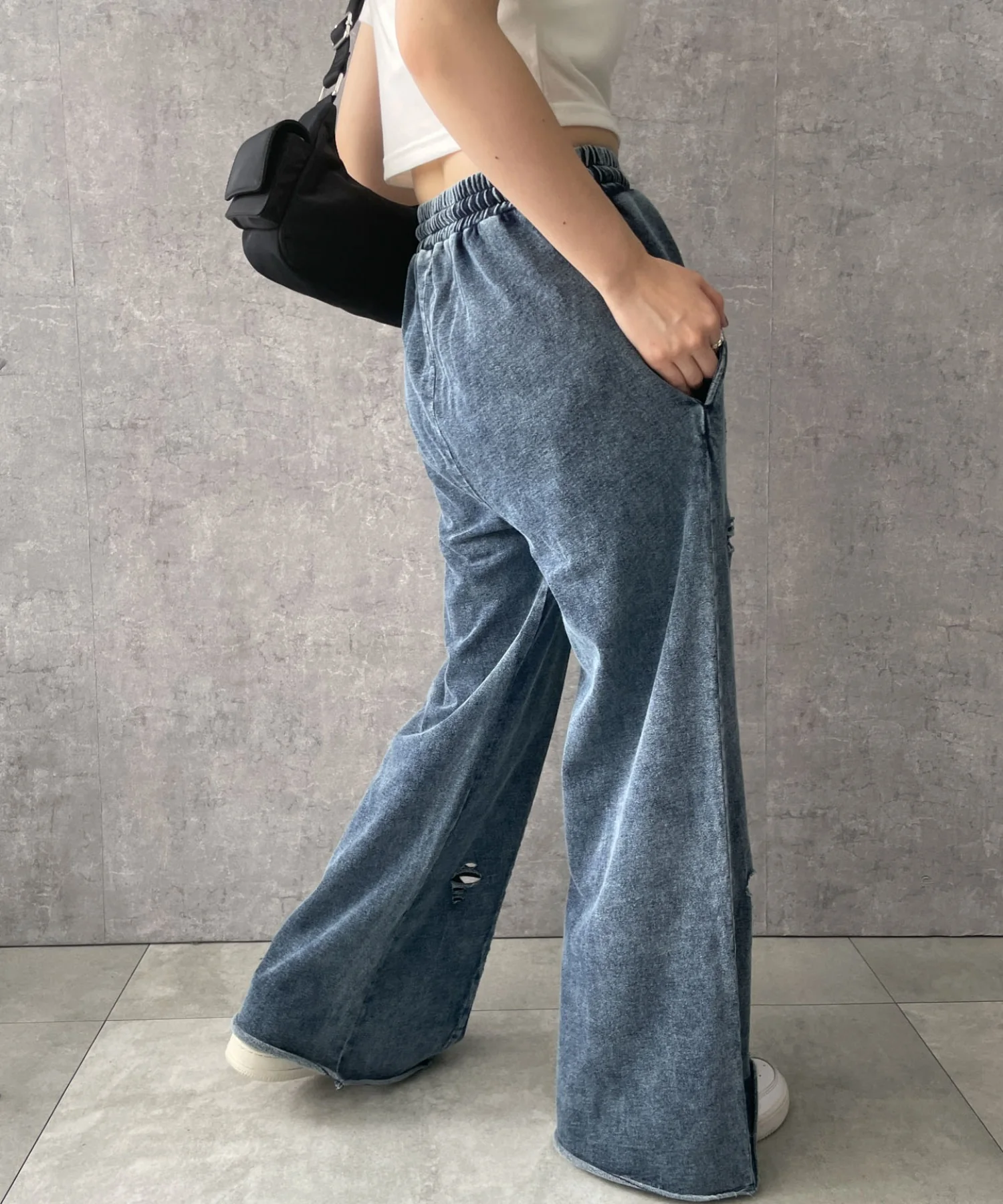 ヴィンテージウォッシュスウェットワイドパンツ - Image 27