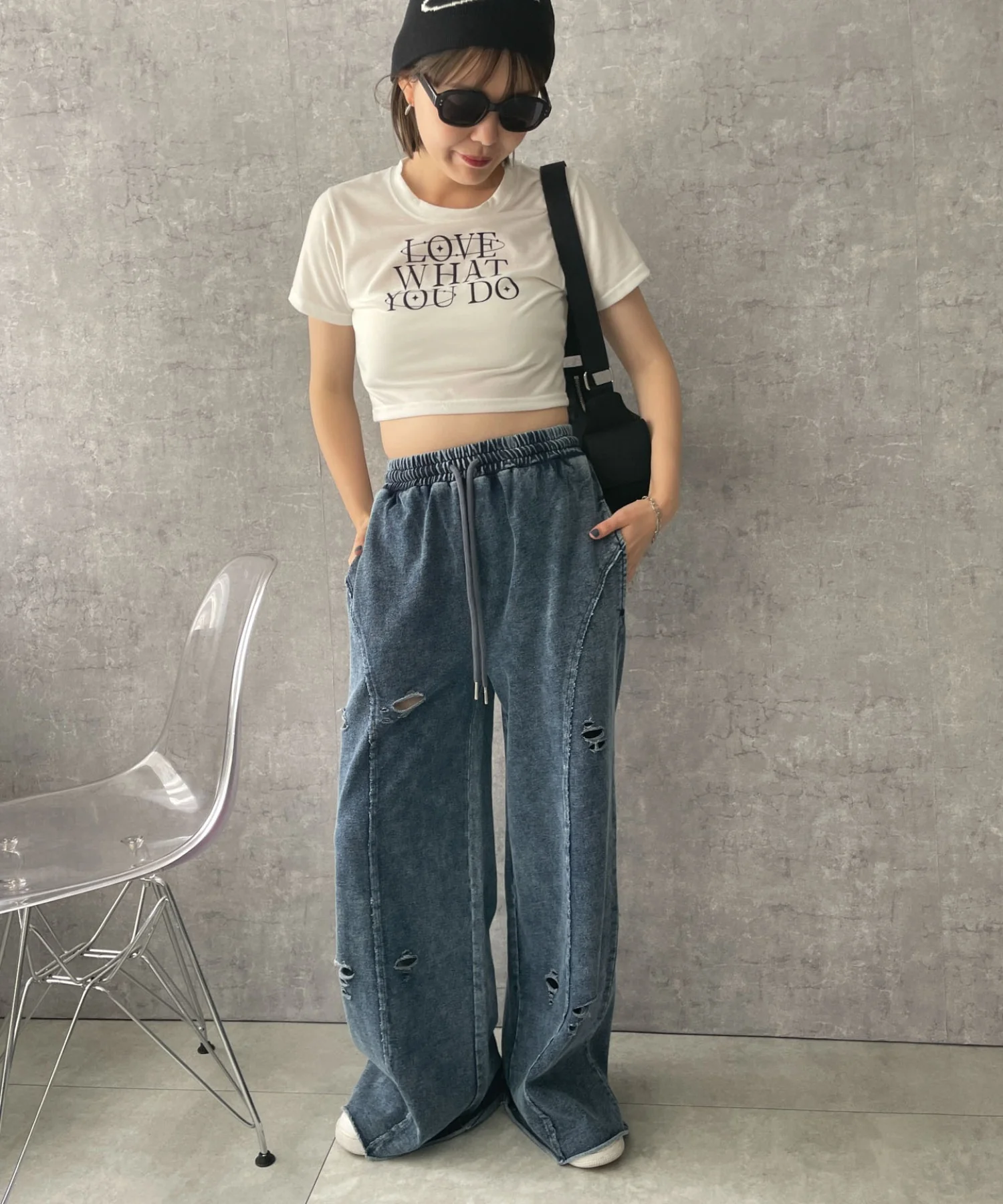ヴィンテージウォッシュスウェットワイドパンツ - Image 28