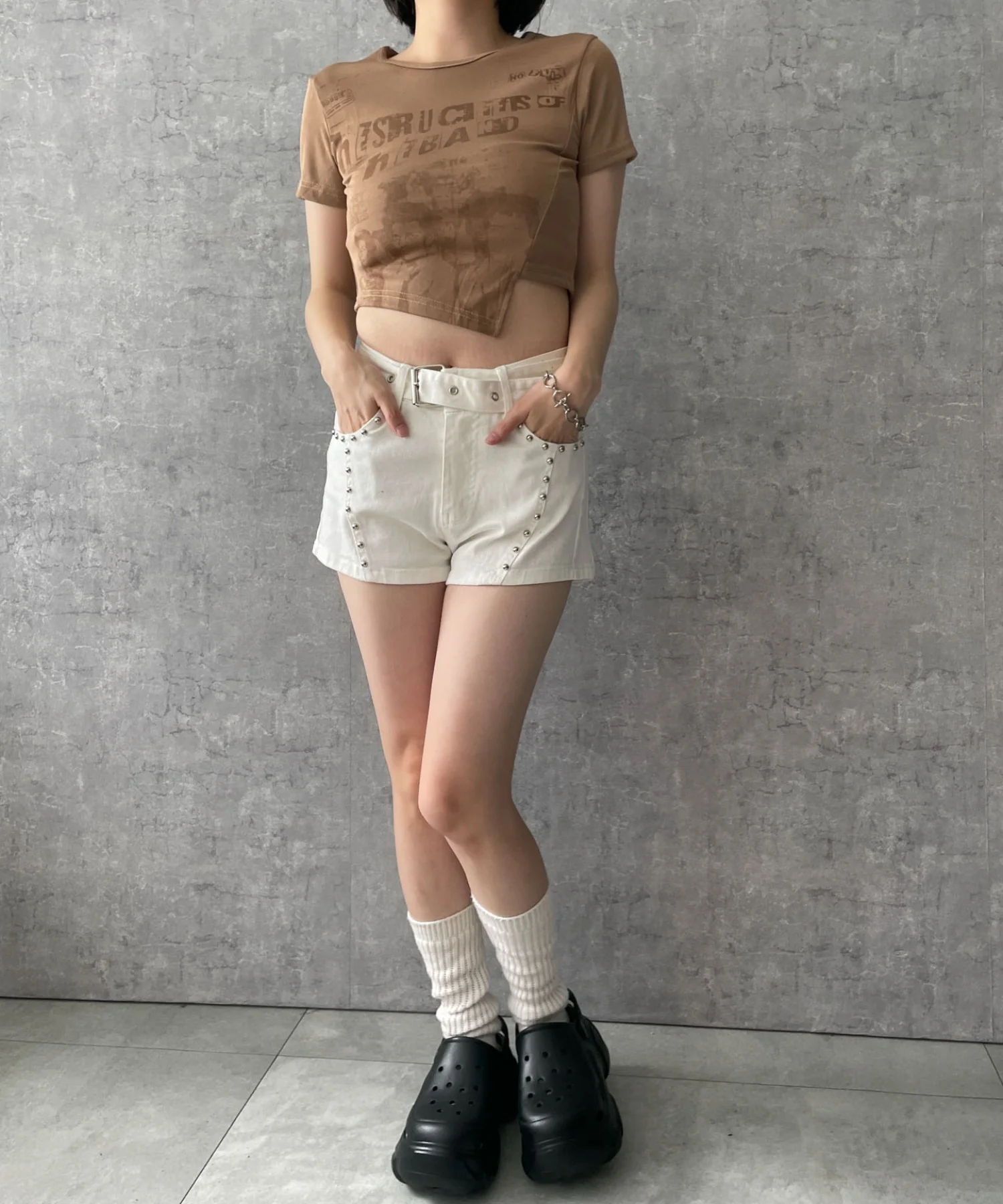 アシンメトリーグラフィックT - Image 8