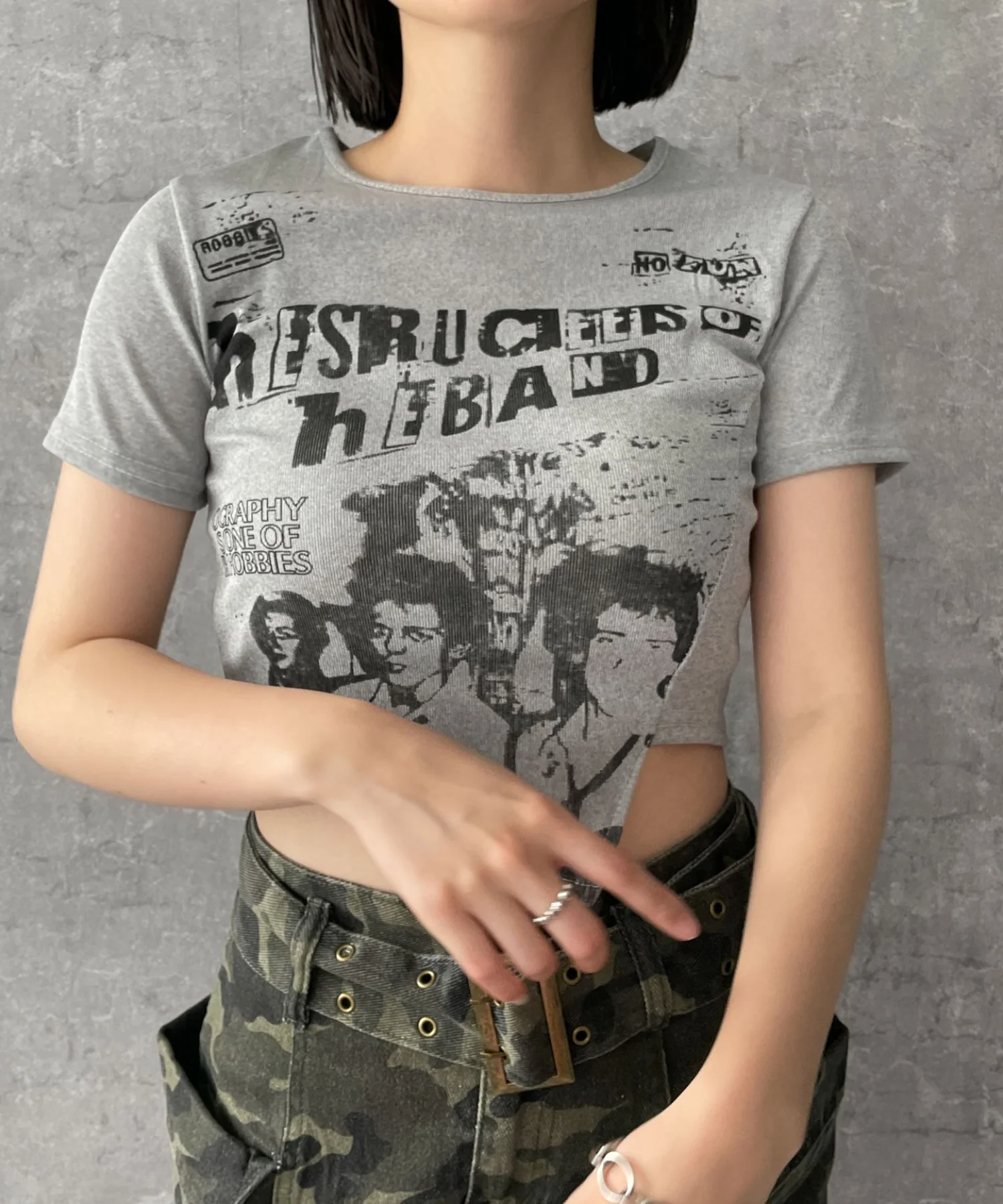 アシンメトリーグラフィックT - Image 9