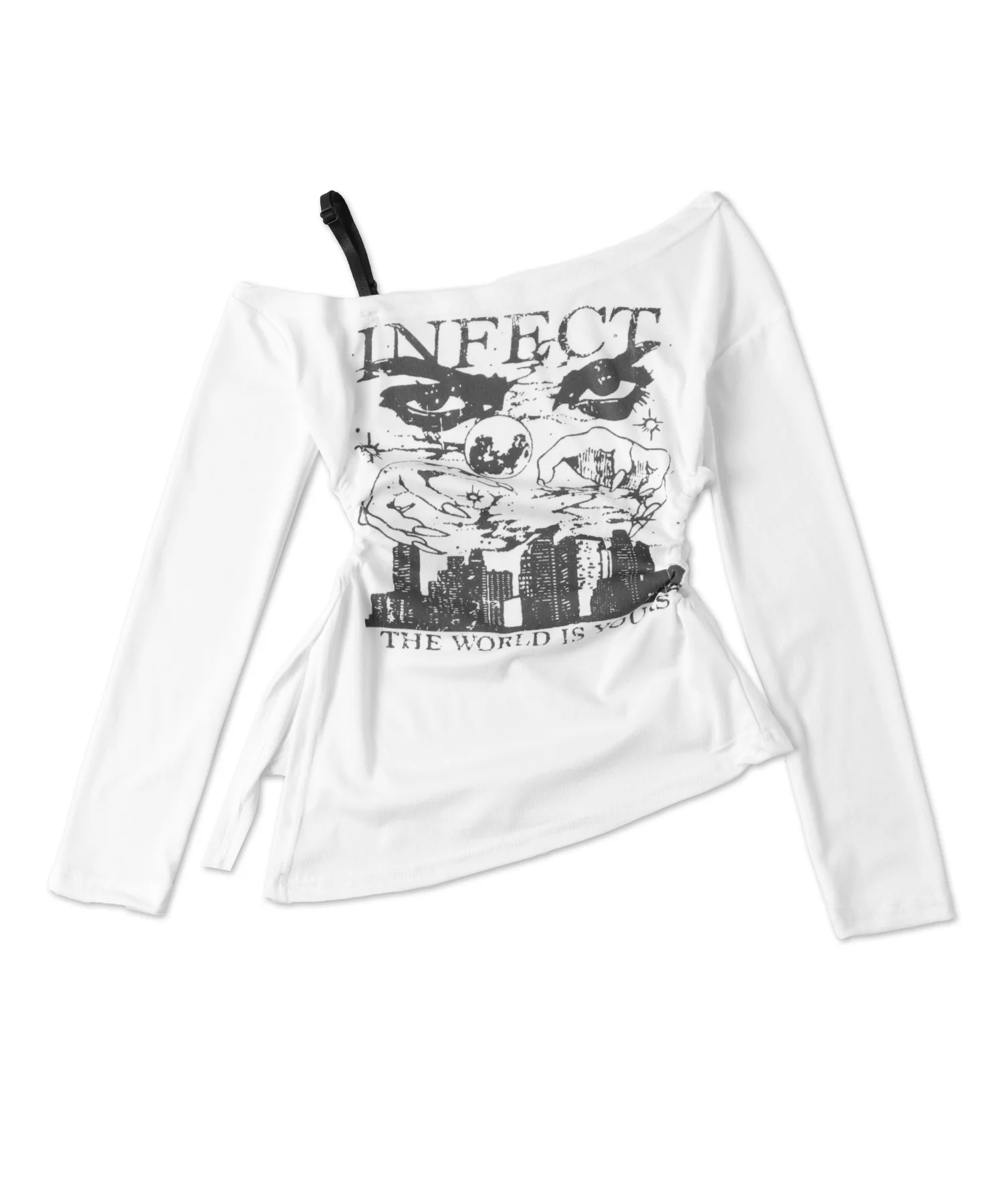 ワンショルダーデザインロンT - Image 15