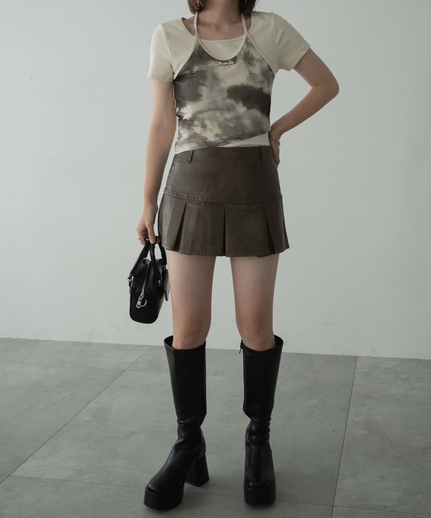 ブローチ付きタイダイアンサンブルT - Image 8