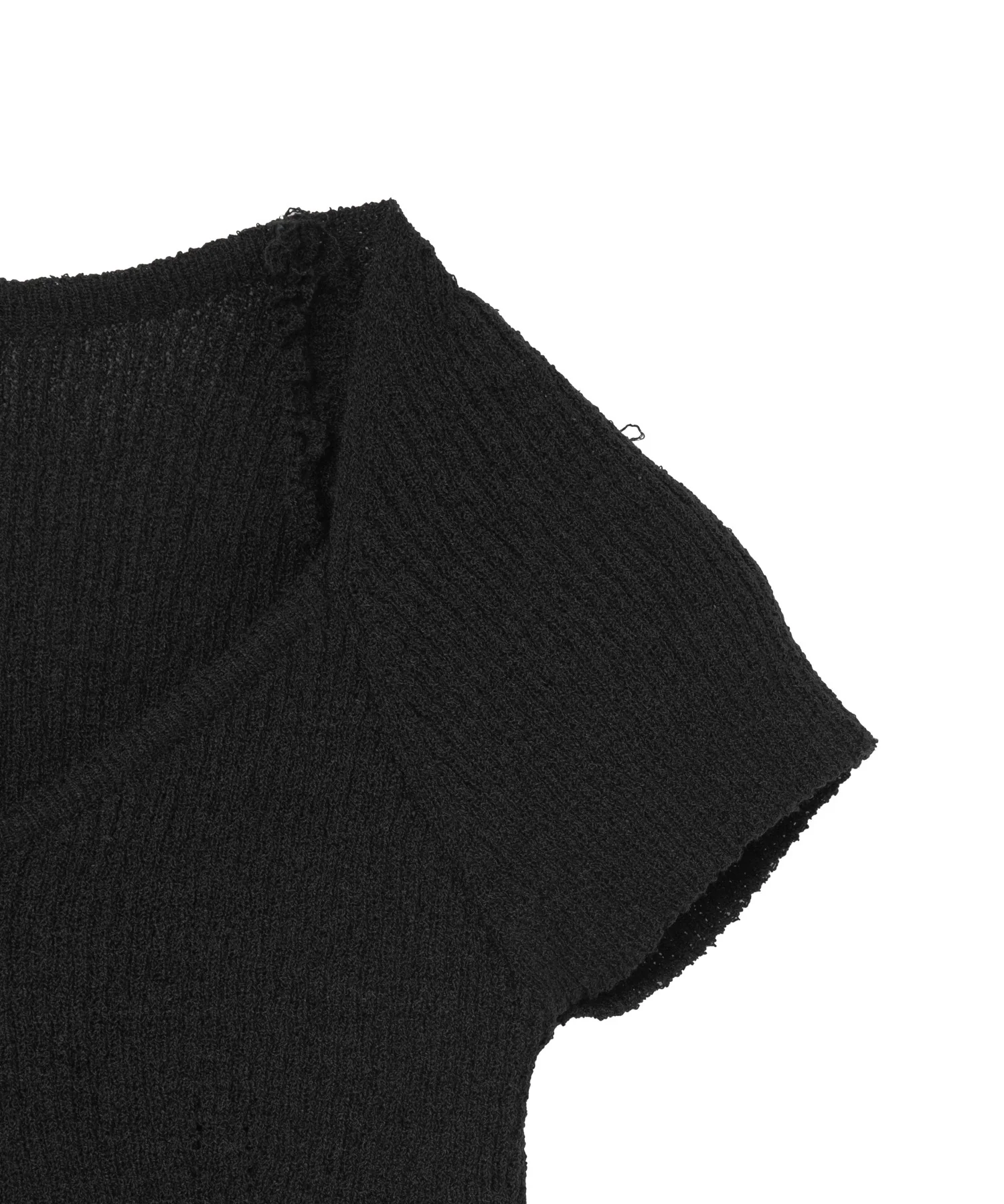 フレンチスリーブネックリブニット - Image 11
