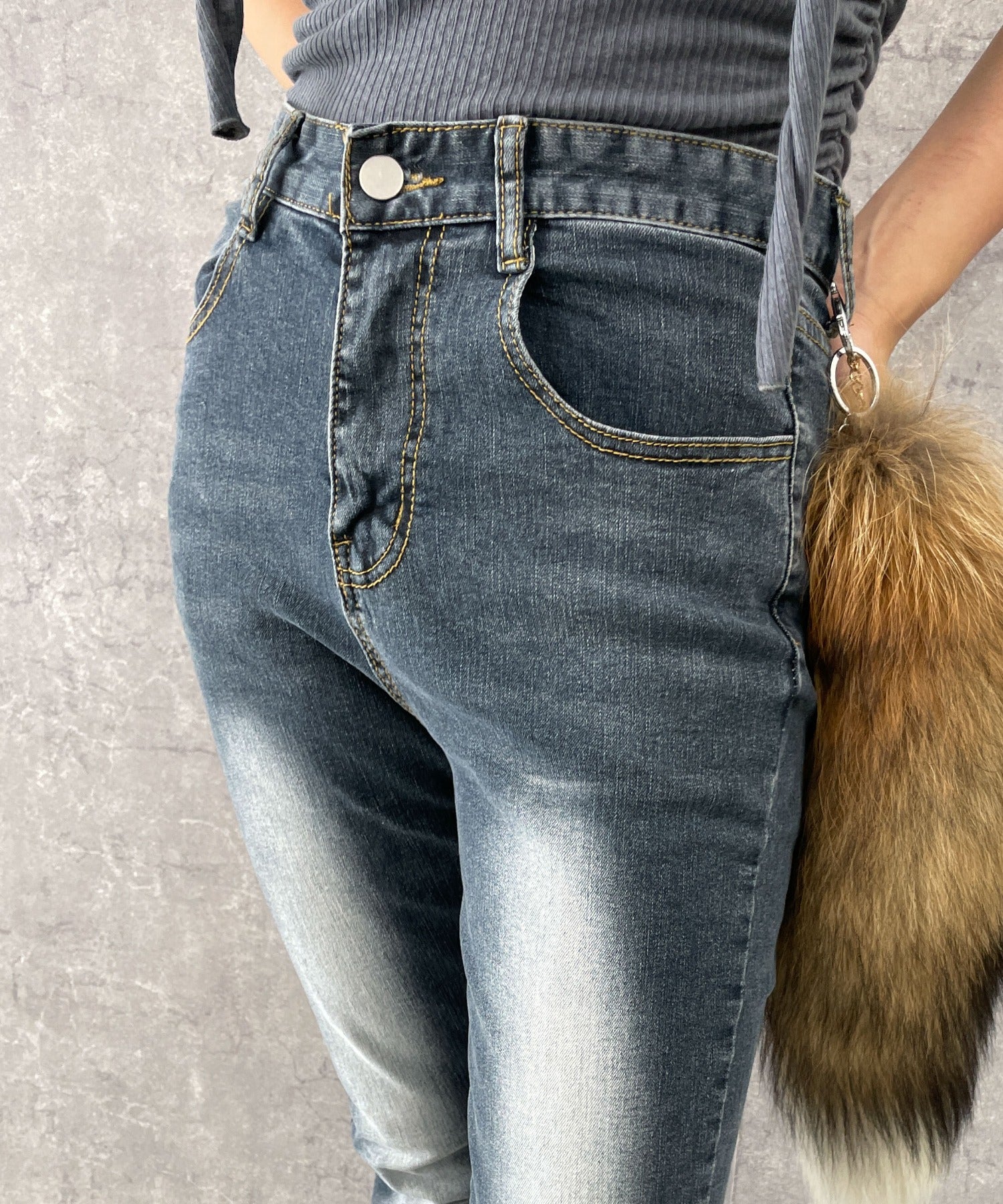 ストレッチフレアデニムパンツ - Image 5