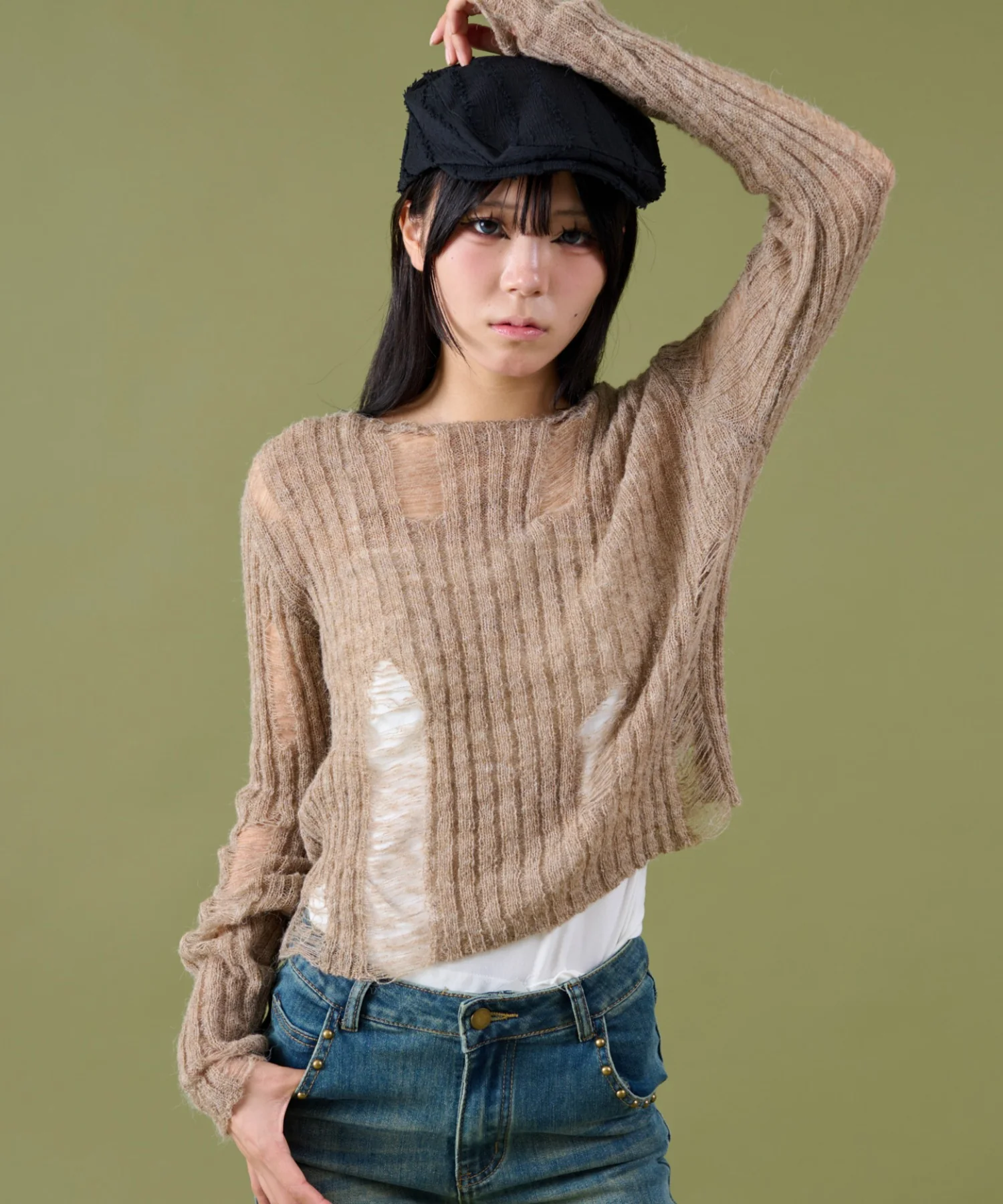 ダメージショートニット - Image 5