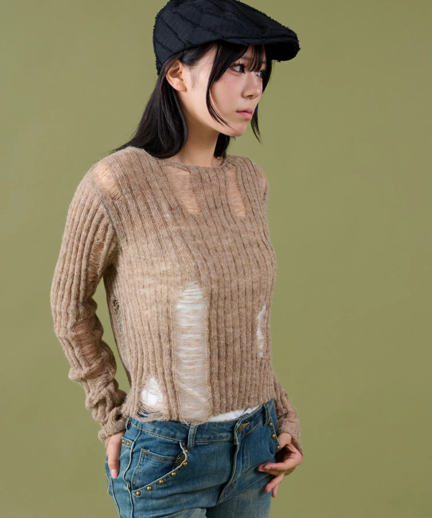 ダメージショートニット - Image 6