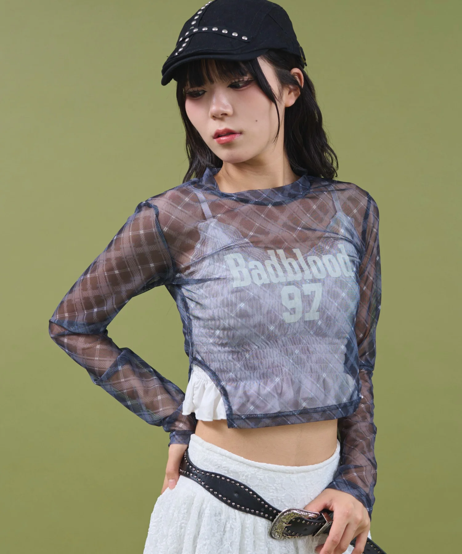 ナンバーロゴチェックシアートップ - Image 16